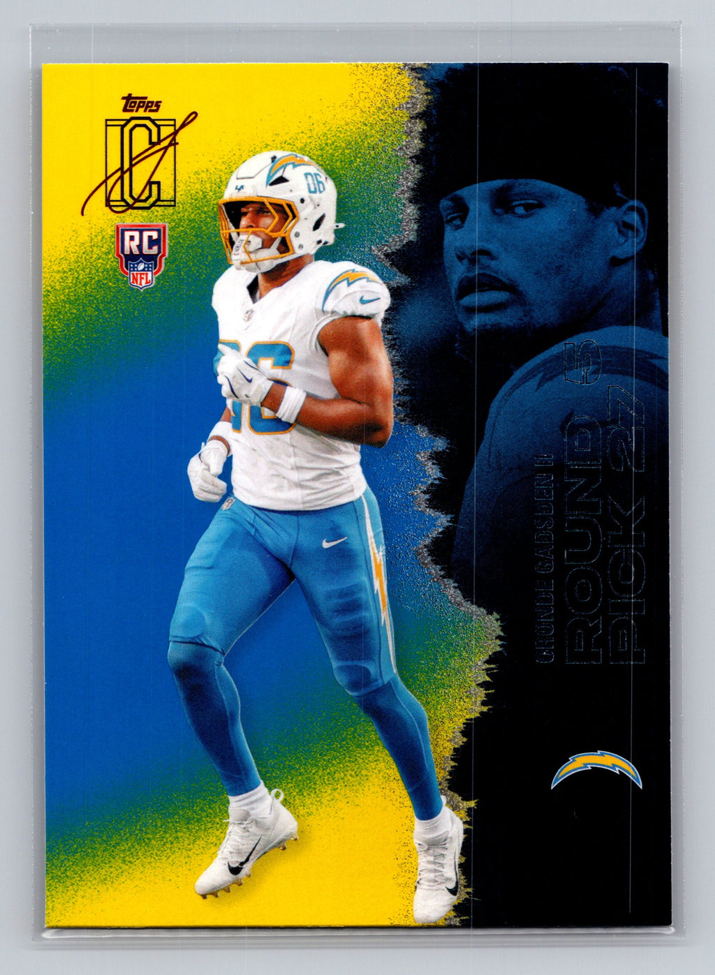 2025 Topps Signature Class #227 Oronde Gadsden II Blue & Yellow