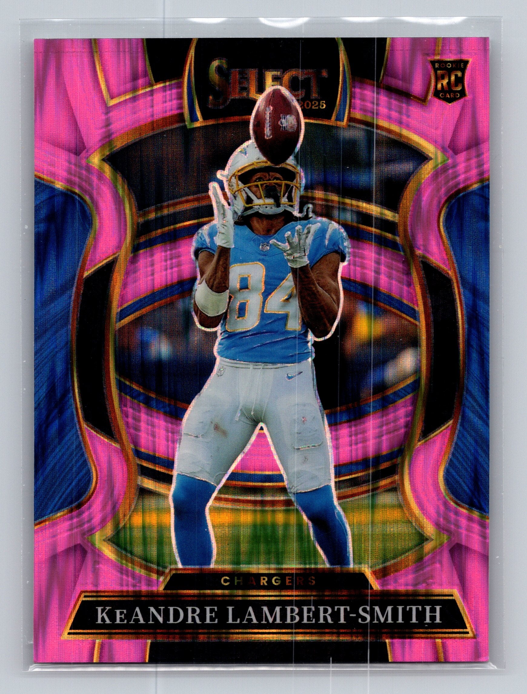 2025 Panini Select #3 KeAndre Lambert-Smith Pink Prizm #/10
