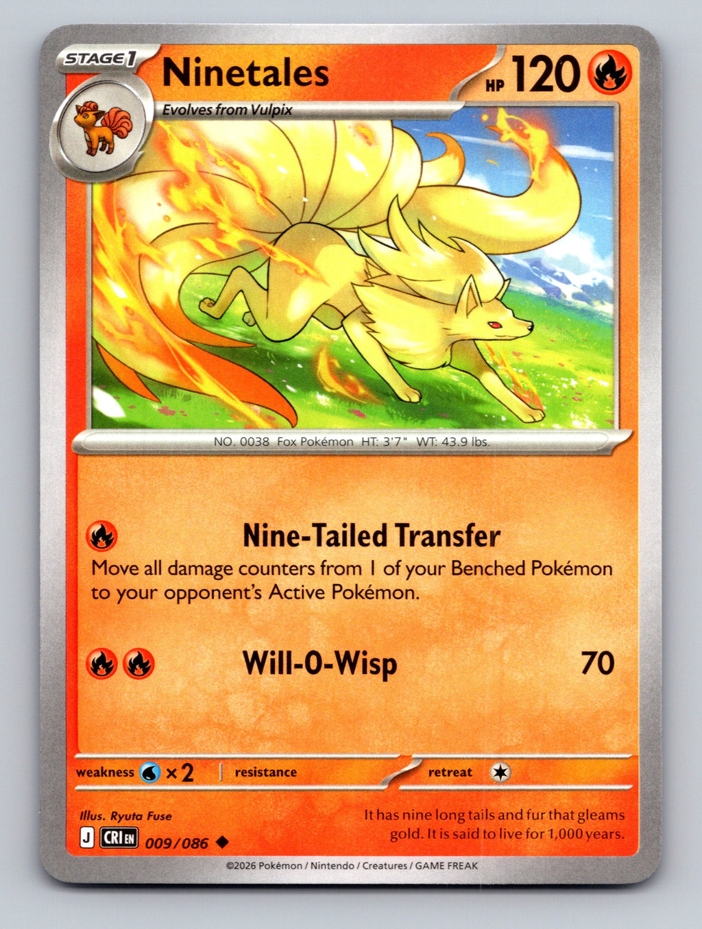 ME04: Chaos Rising #009/086 Ninetales