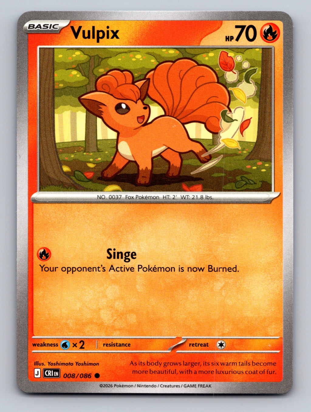 ME04: Chaos Rising #008/086 Vulpix