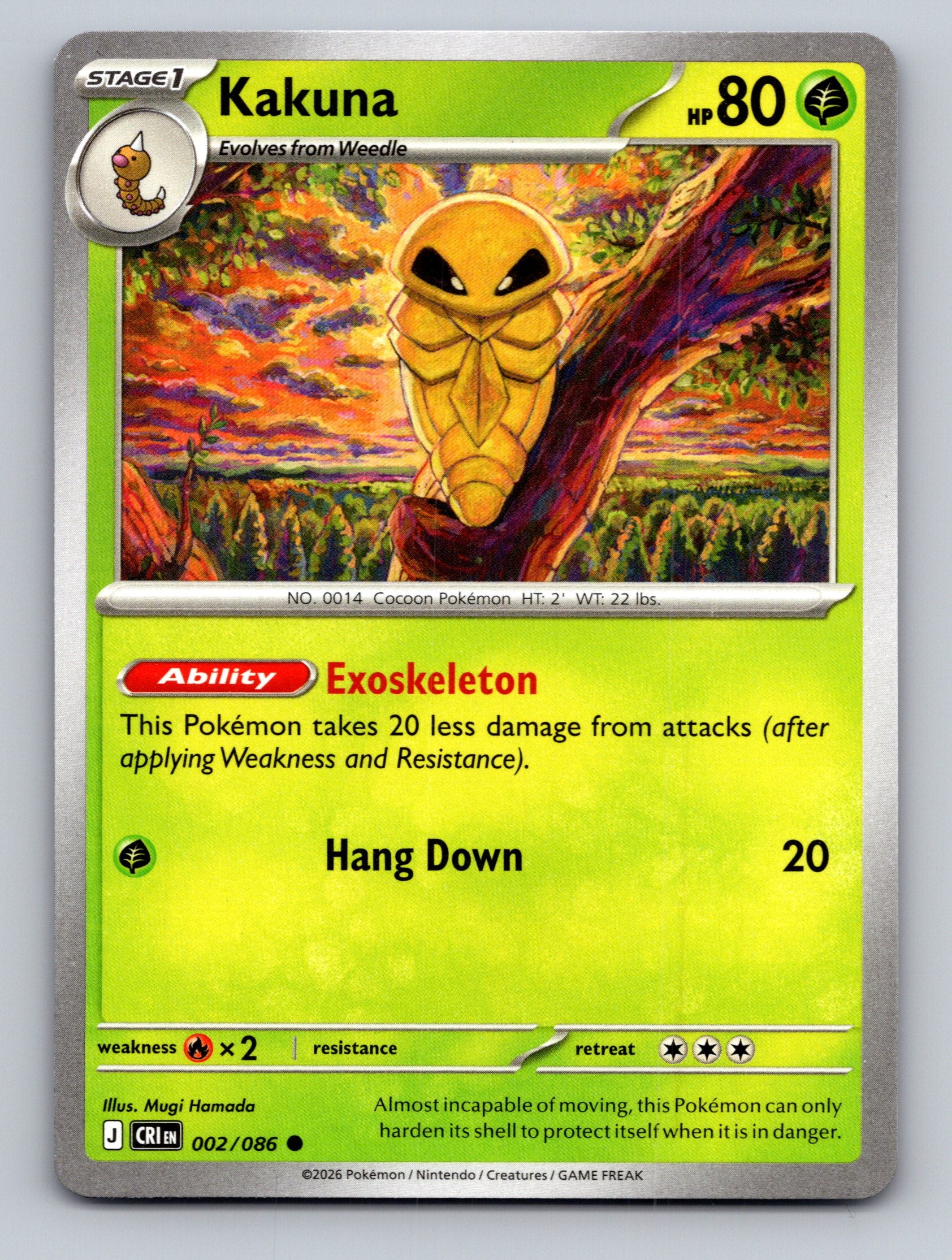 ME04: Chaos Rising #002/086 Kakuna
