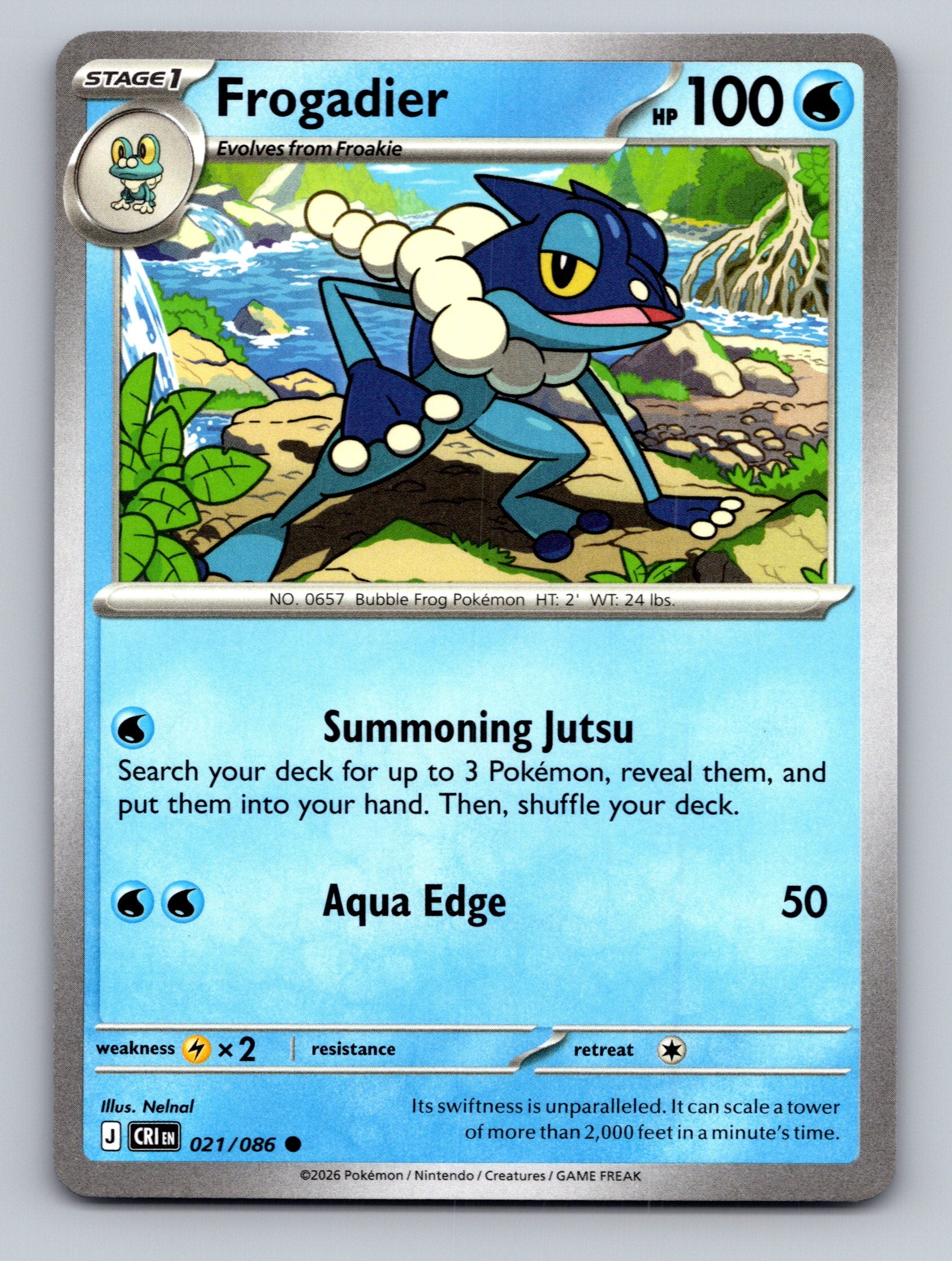 ME04: Chaos Rising #021/086 Frogadier