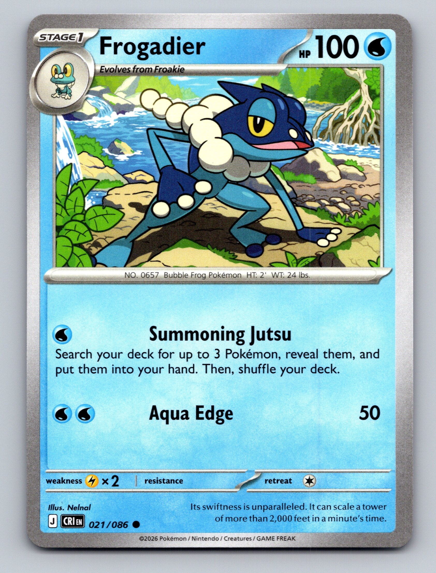 ME04: Chaos Rising #021/086 Frogadier