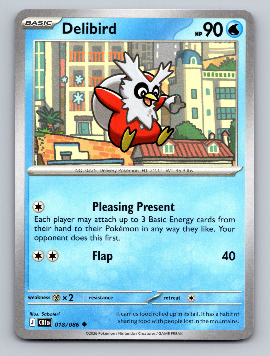 ME04: Chaos Rising #018/086 Delibird