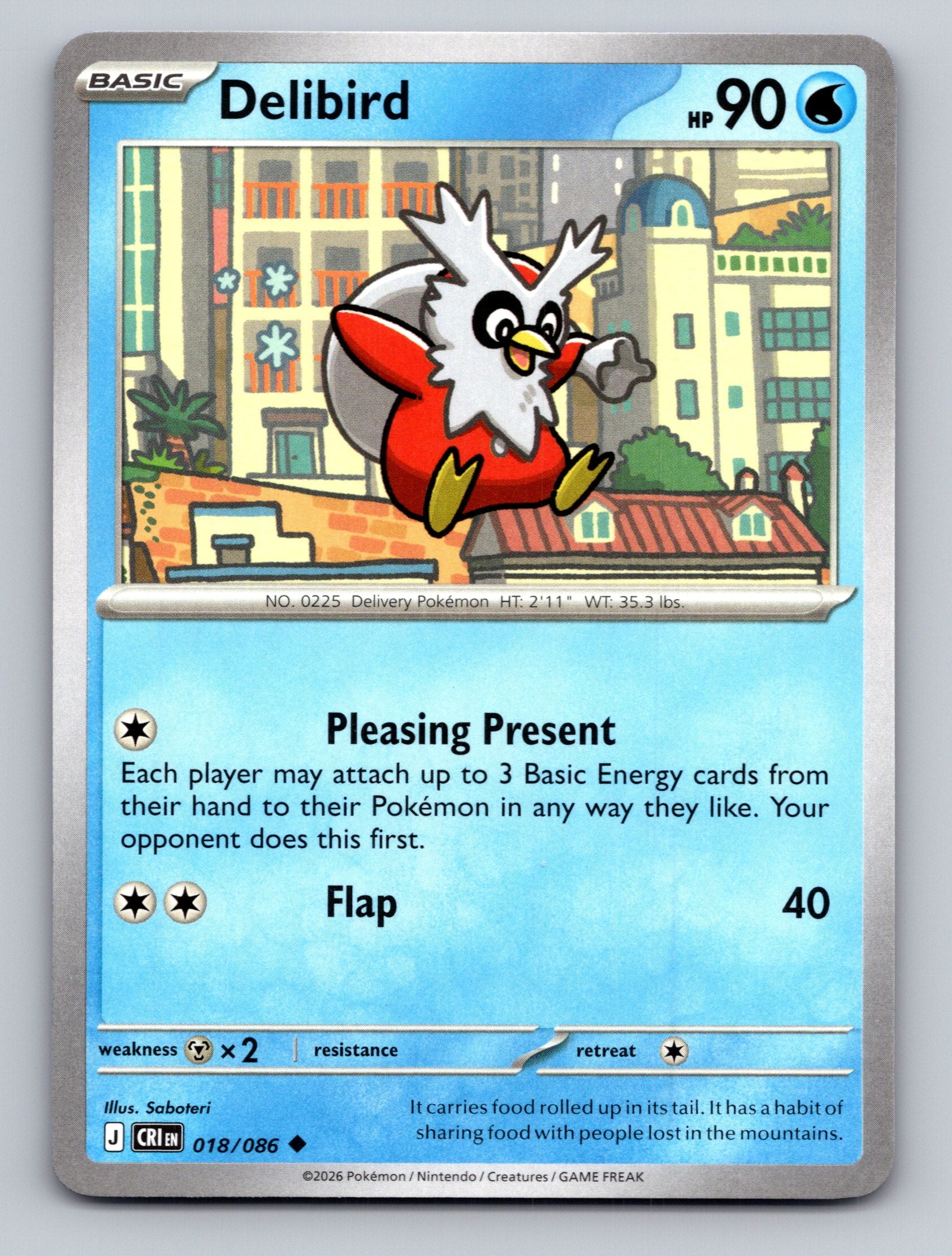 ME04: Chaos Rising #018/086 Delibird