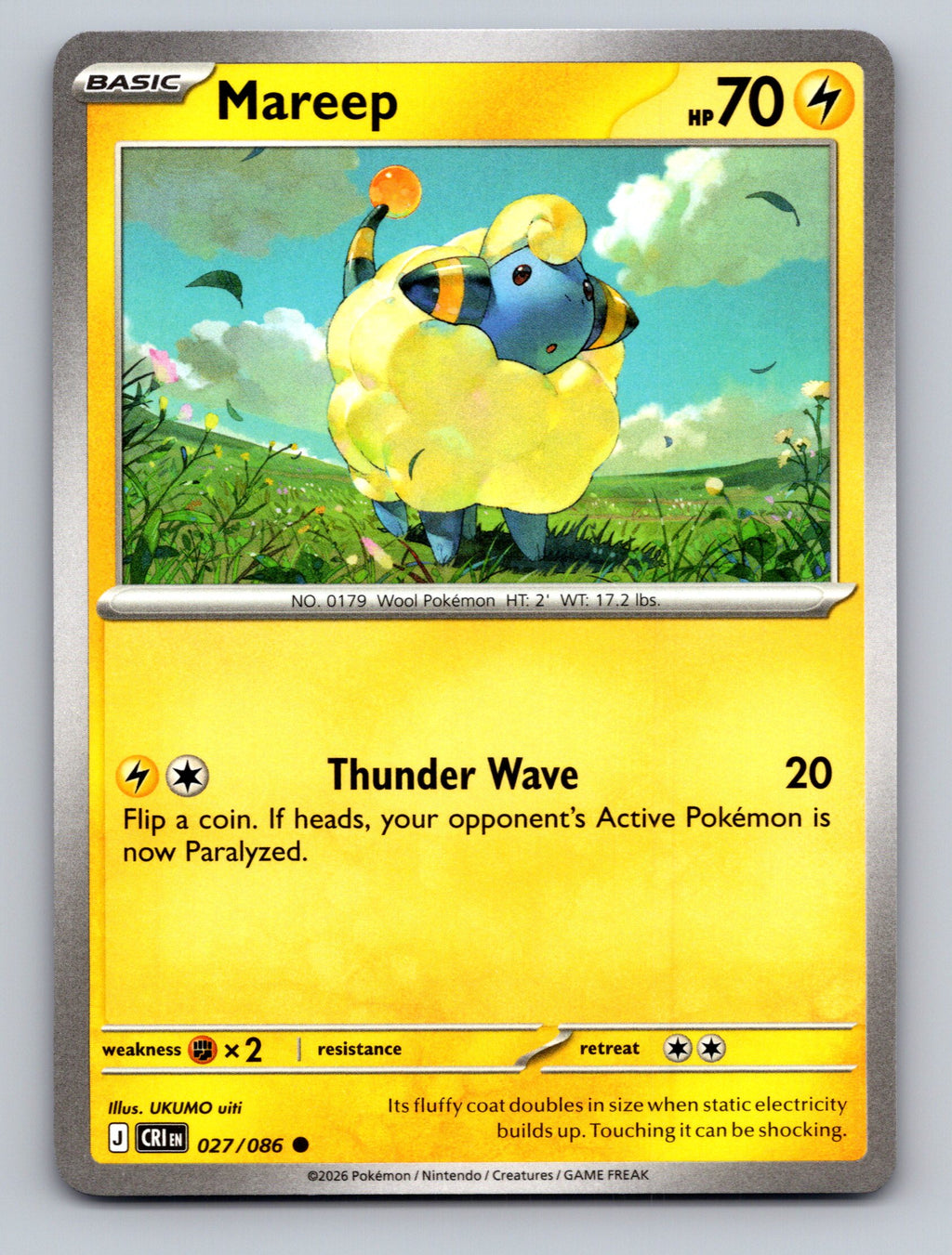 ME04: Chaos Rising #027/086 Mareep