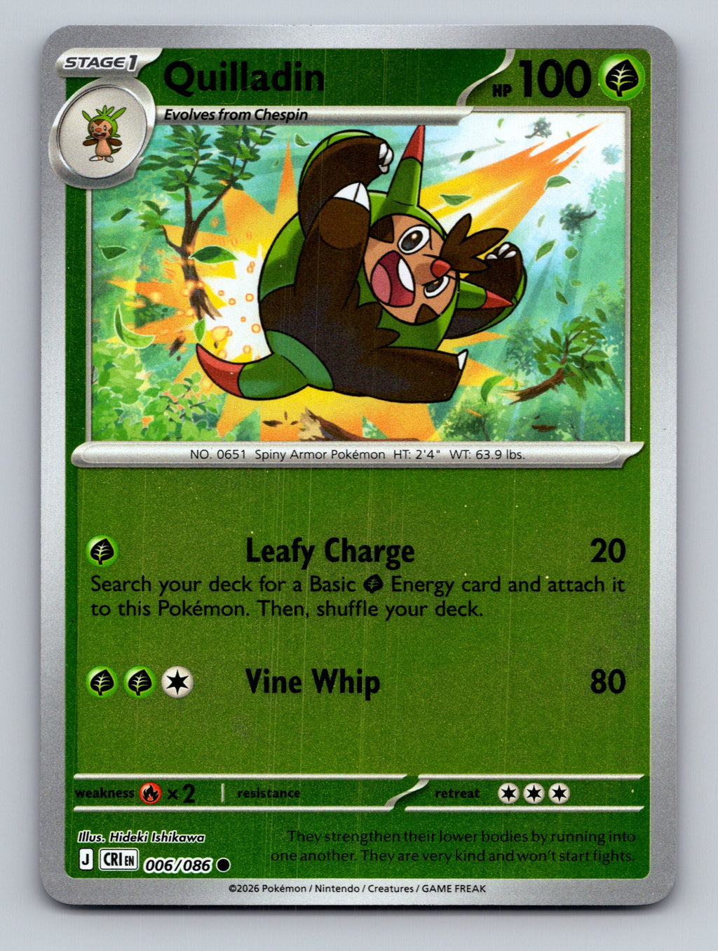 ME04: Chaos Rising #006/086 Quilladin