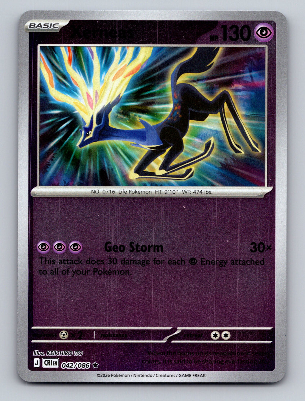 ME04: Chaos Rising #042/086 Xerneas