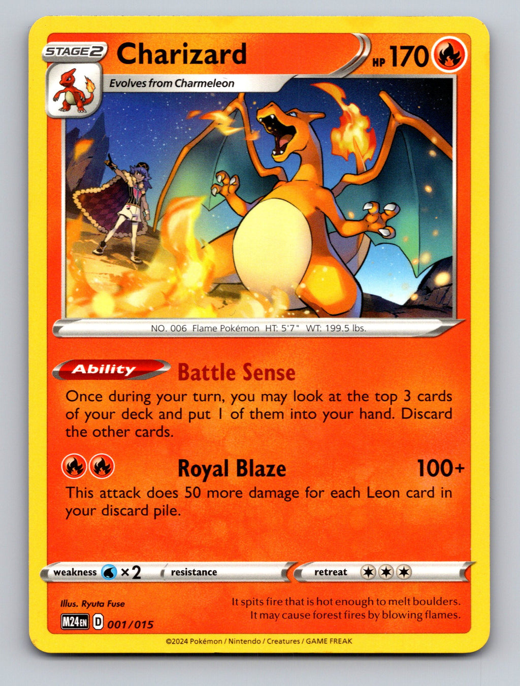 McDonald's Promos 2024 #001/015 Charizard