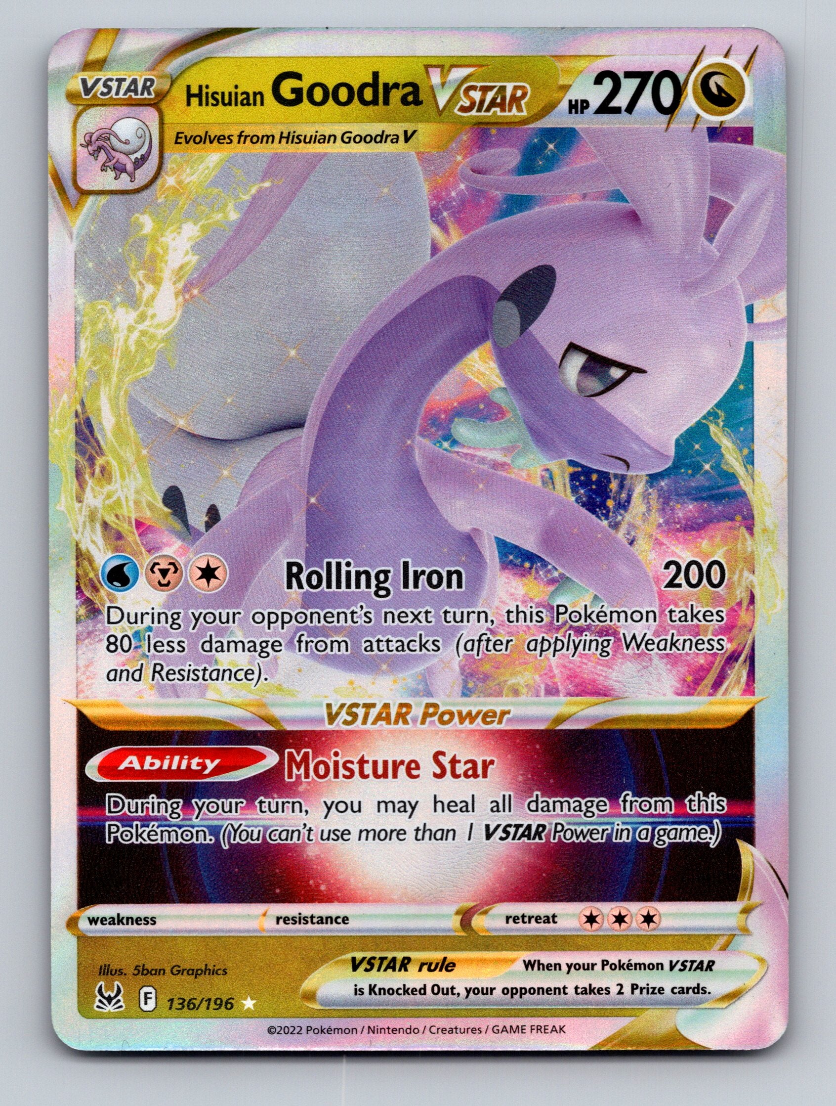 SWSH11: Lost Origin #136/196 Hisuian Goodra VSTAR