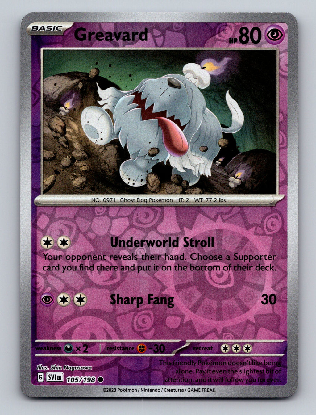 SV01: Scarlet & Violet Base Set #105/198 Greavard