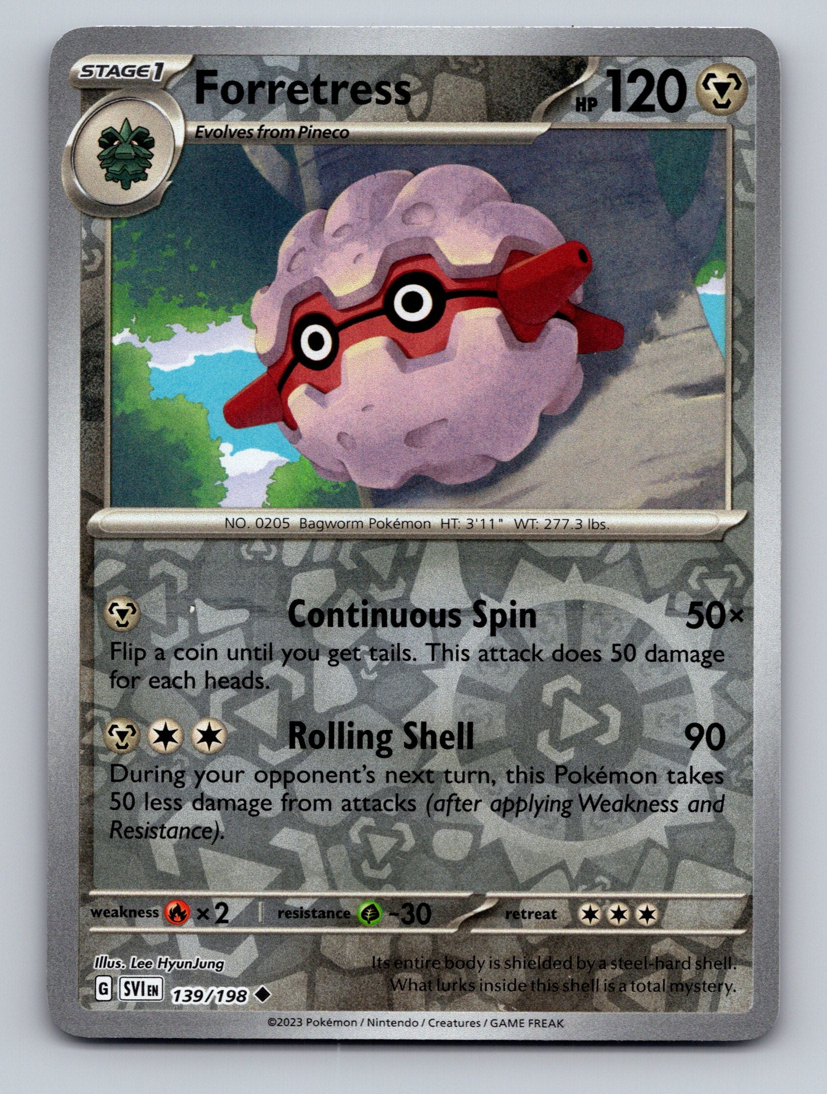 SV01: Scarlet & Violet Base Set #139/198 Forretress