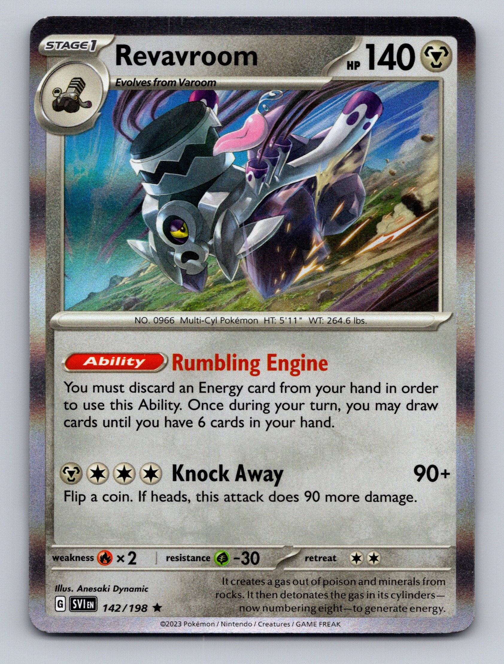 SV01: Scarlet & Violet Base Set #142/198 Revavroom