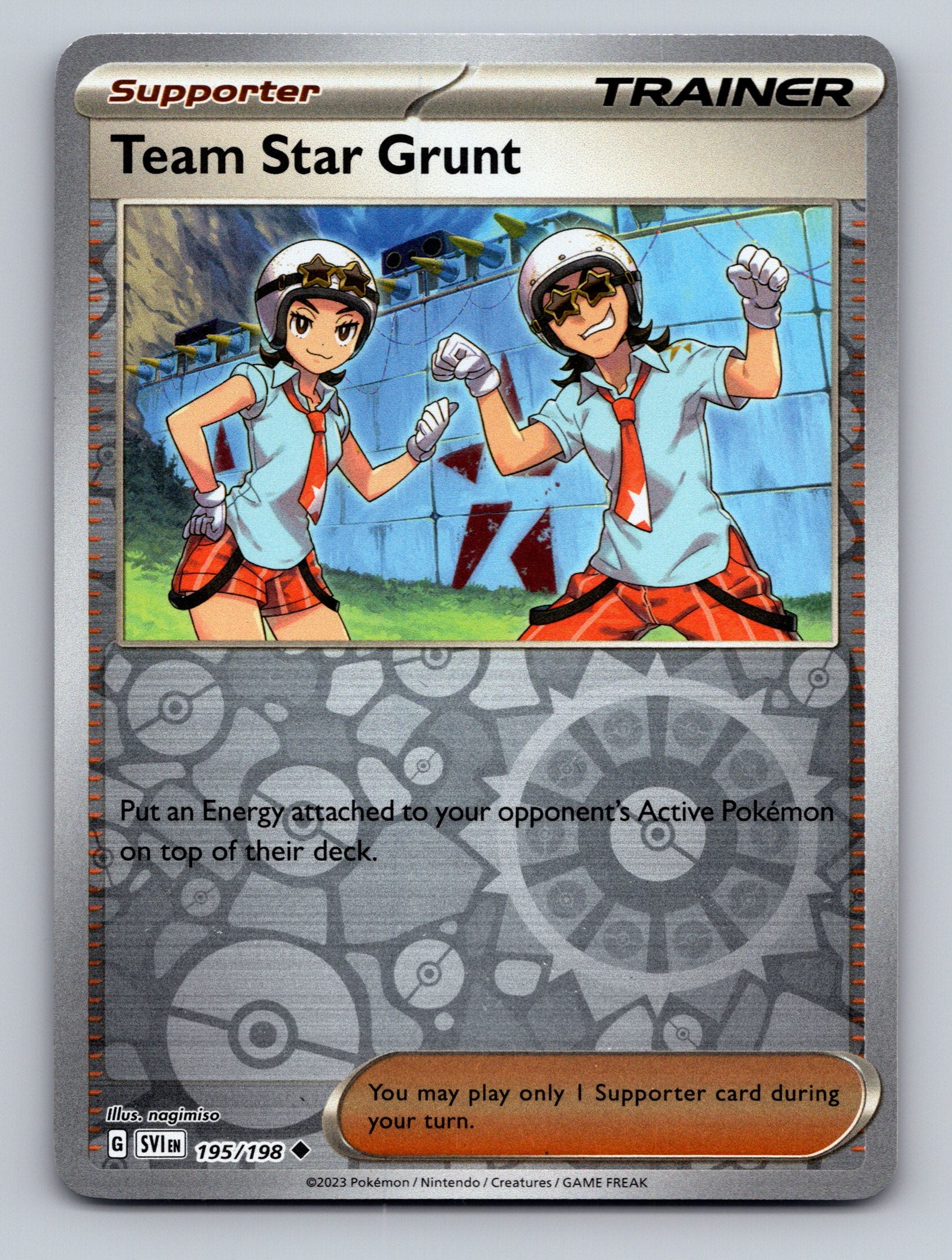 SV01: Scarlet & Violet Base Set #195/198 Team Star Grunt