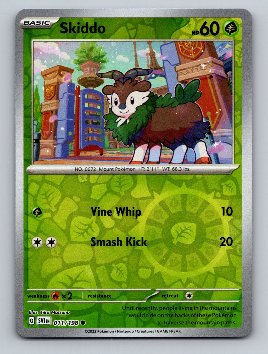 SV01: Scarlet & Violet Base Set #011/198 Skiddo