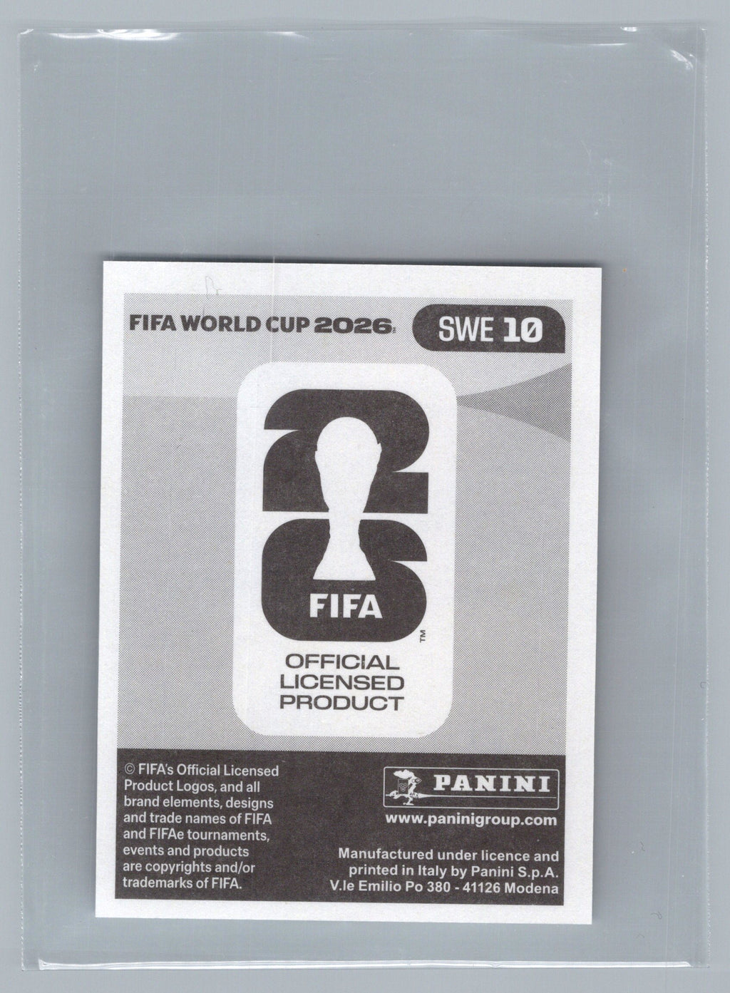 2026 Panini FIFA World Cup Stickers #SWE10 Jesper Karlström