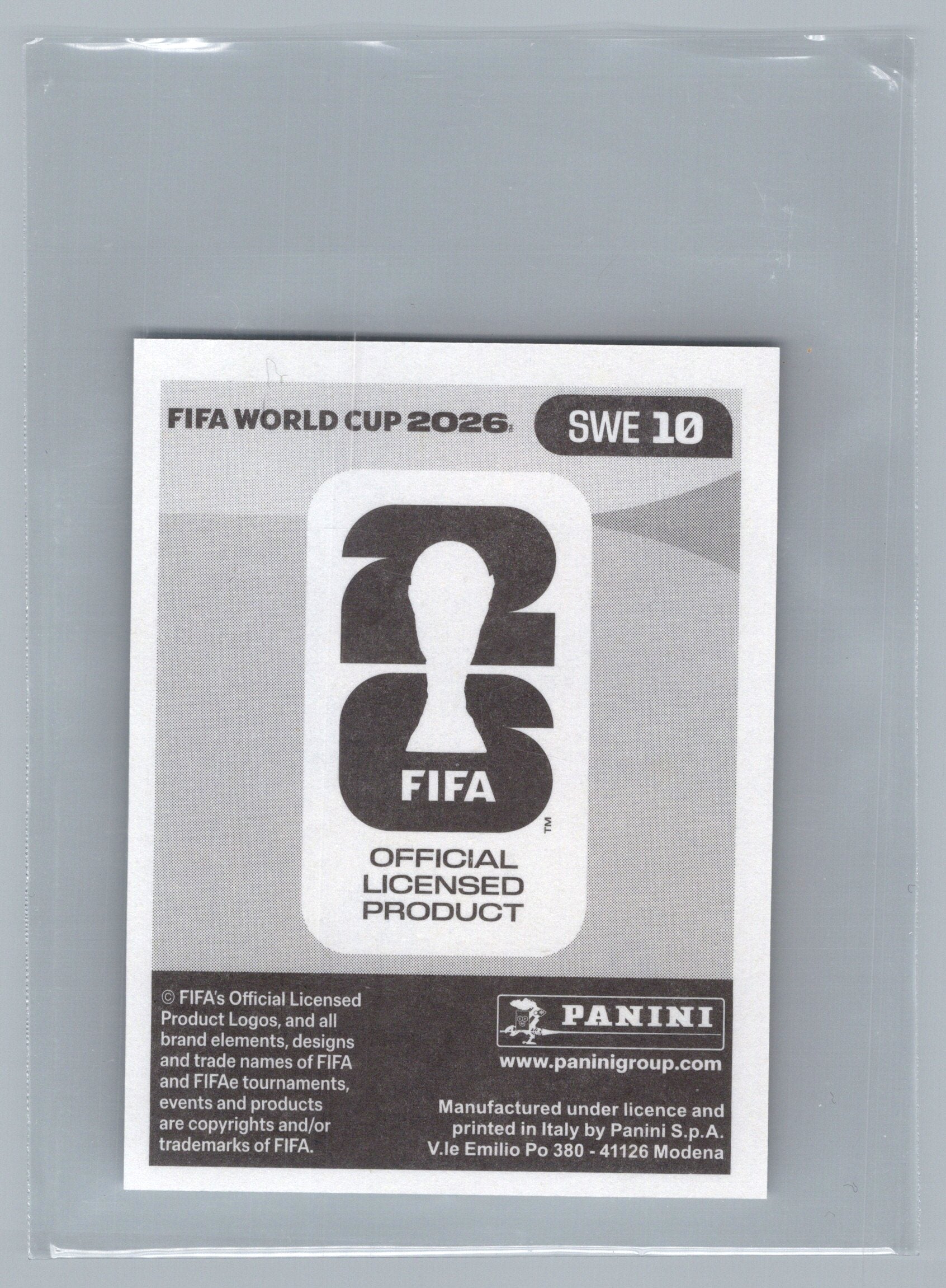 2026 Panini FIFA World Cup Stickers #SWE10 Jesper Karlström