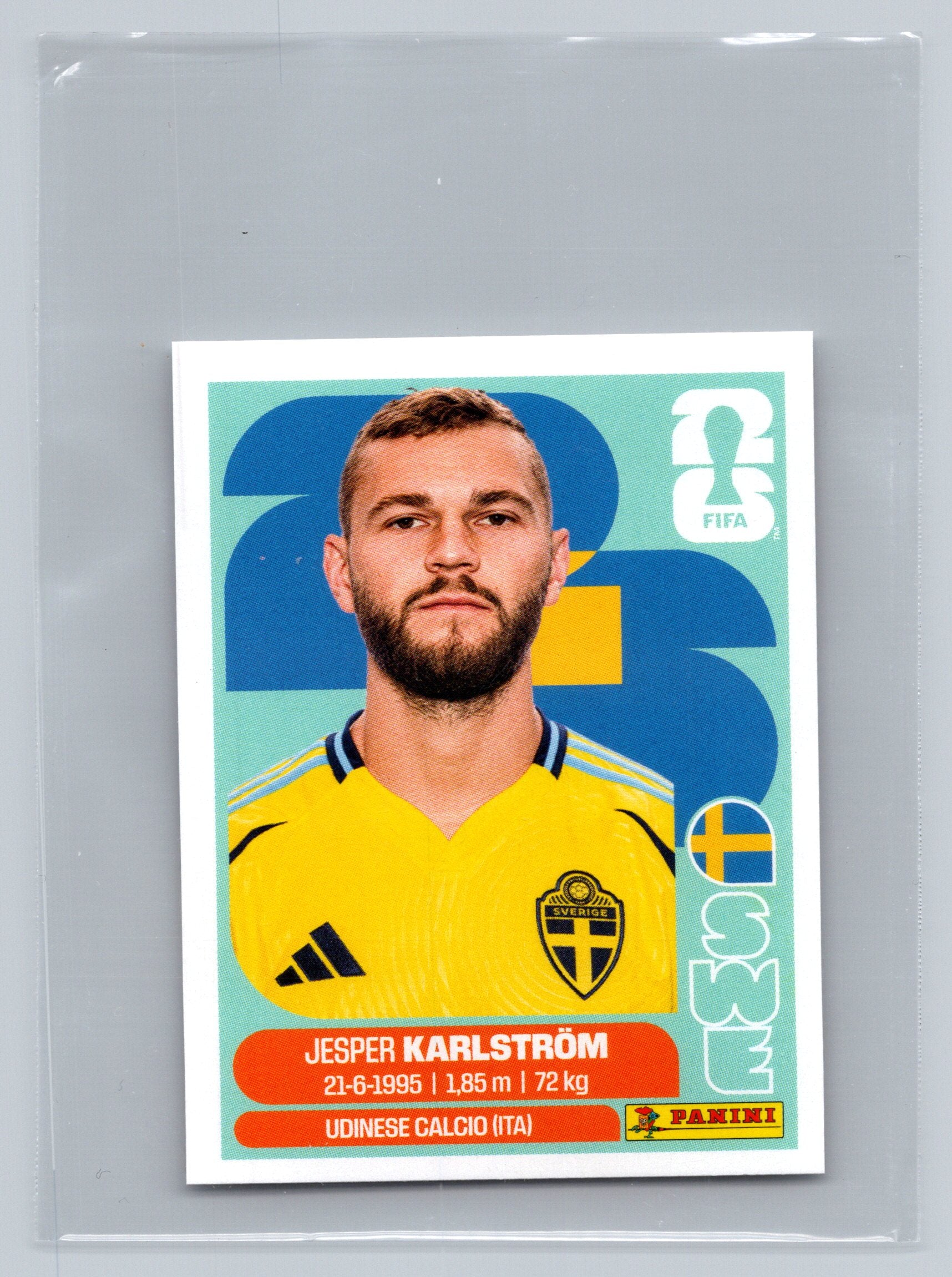 2026 Panini FIFA World Cup Stickers #SWE10 Jesper Karlström