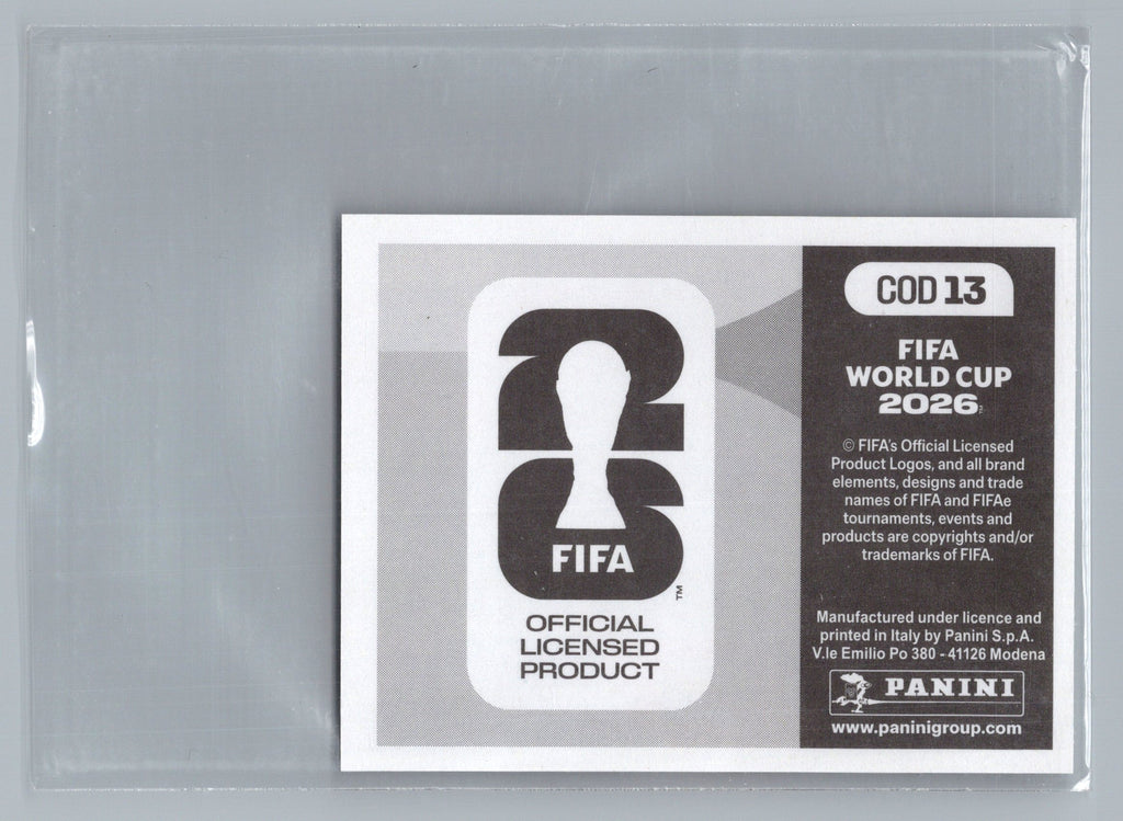2026 Panini FIFA World Cup Stickers ("Printed in Italy" Back)* #COD13 Team Photo