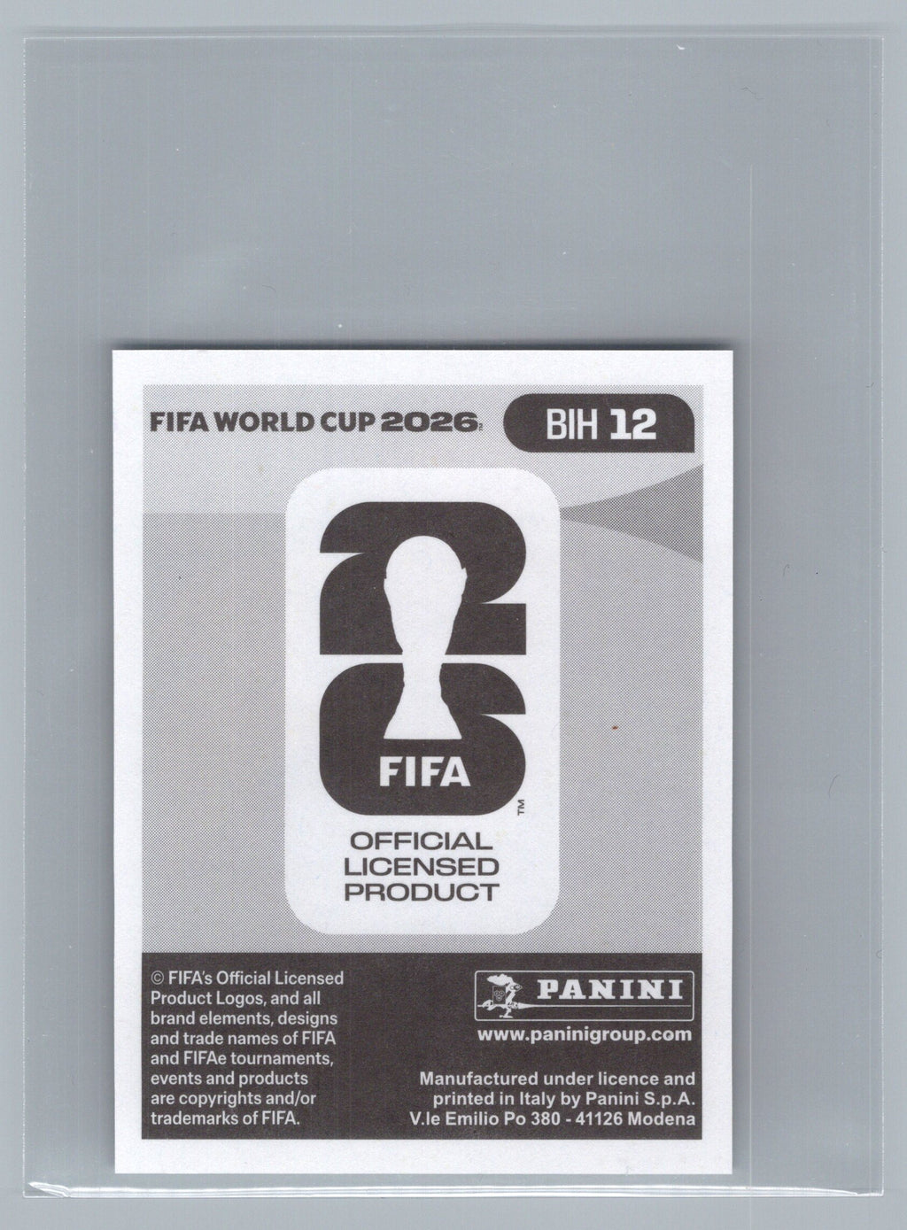 2026 Panini FIFA World Cup Stickers #BIH12 Ivan Bašić