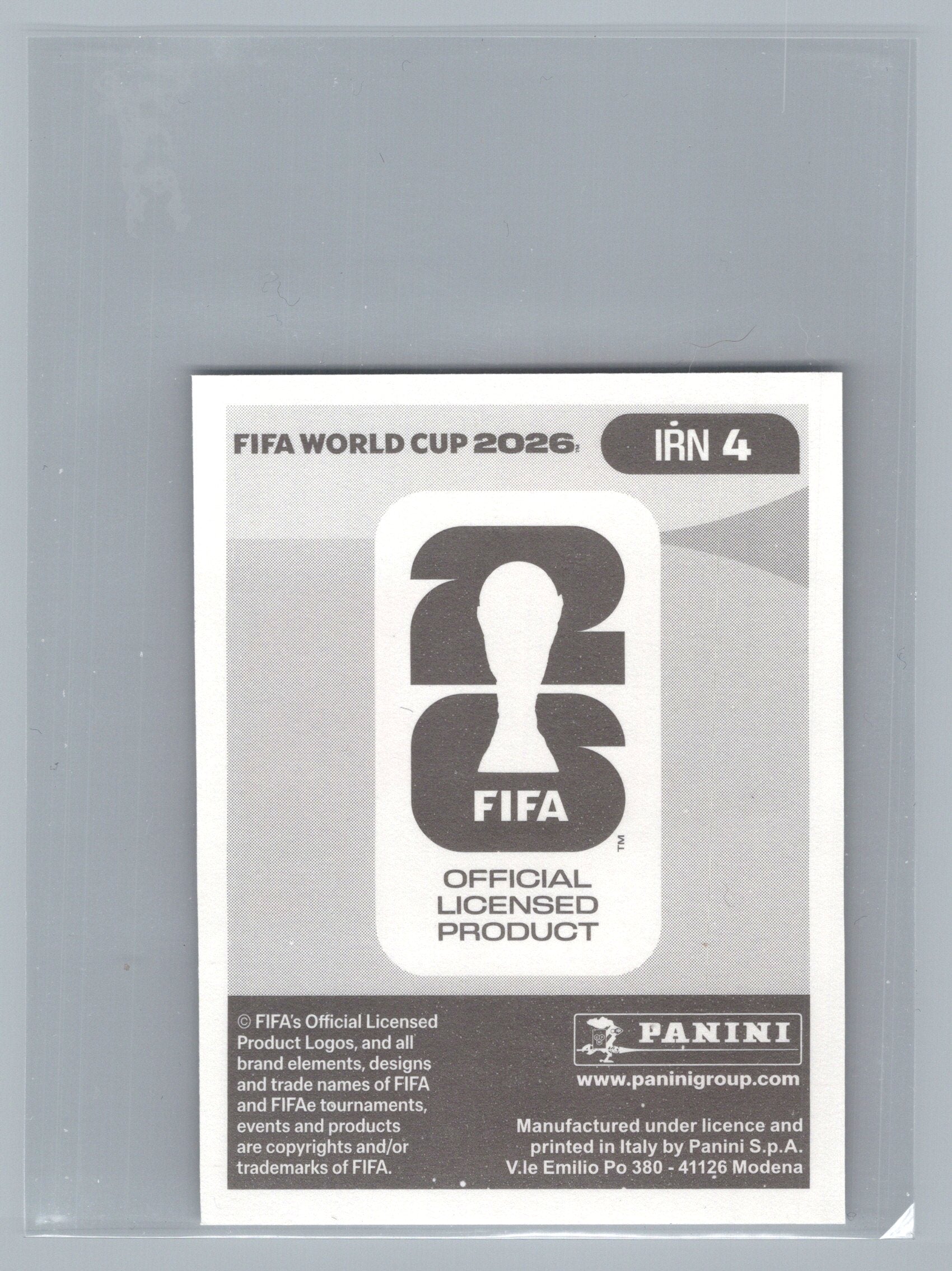 2026 Panini FIFA World Cup Stickers #IRN4 Ehsan Hajsafi