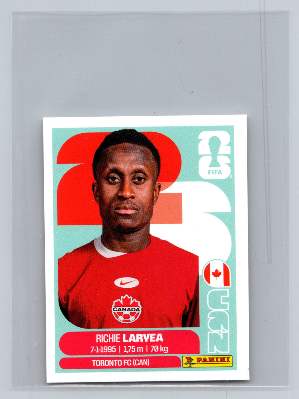 2024 Panini Copa América Stickers ("Made in Brazil" Back) #CAN6 Richie Laryea