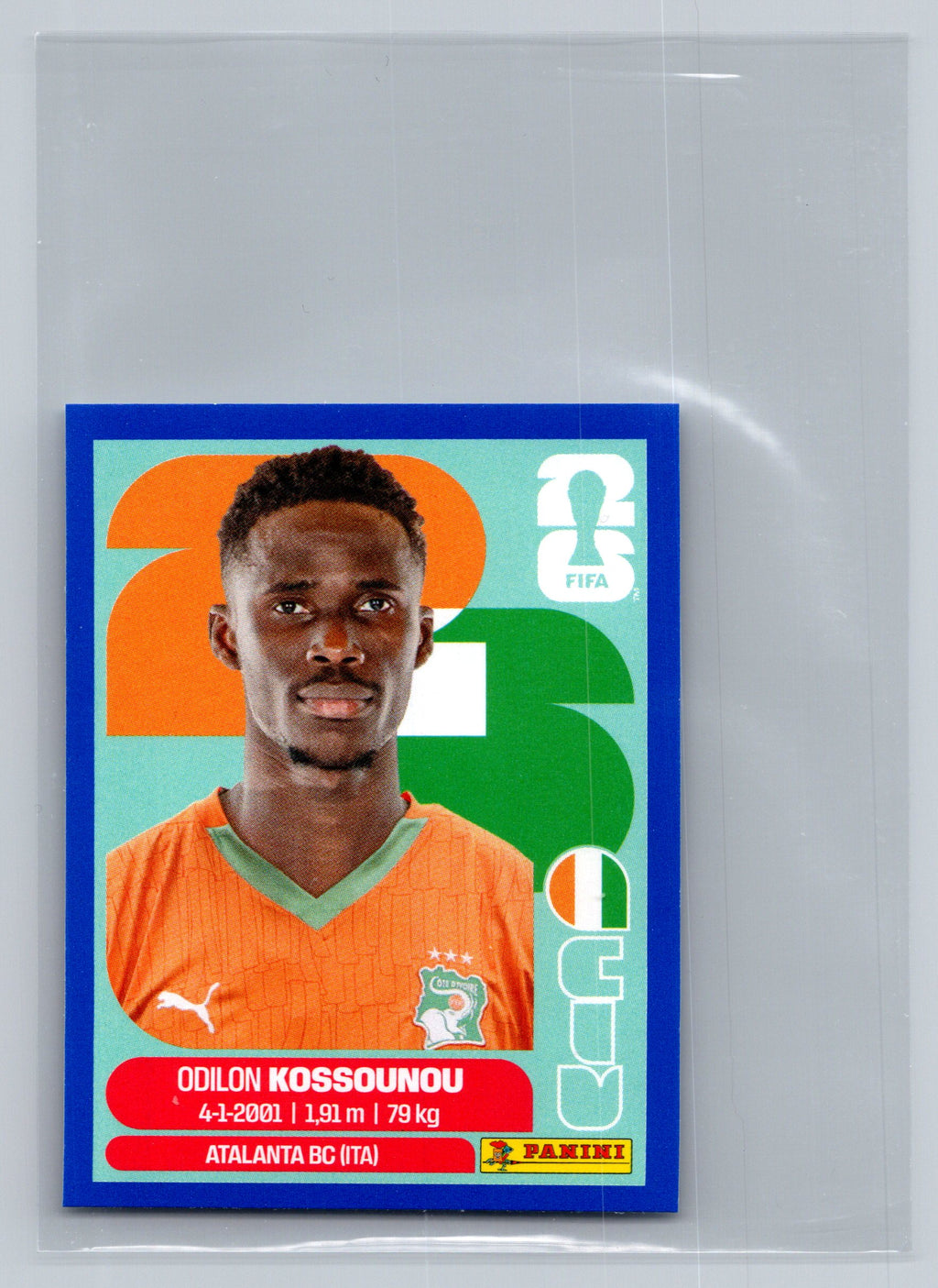 2026 Panini FIFA World Cup Stickers #CIV5 Odilon Kossounou