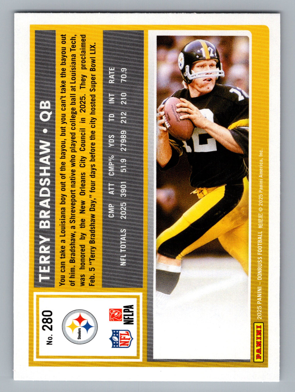 2025 Donruss #280 Terry Bradshaw