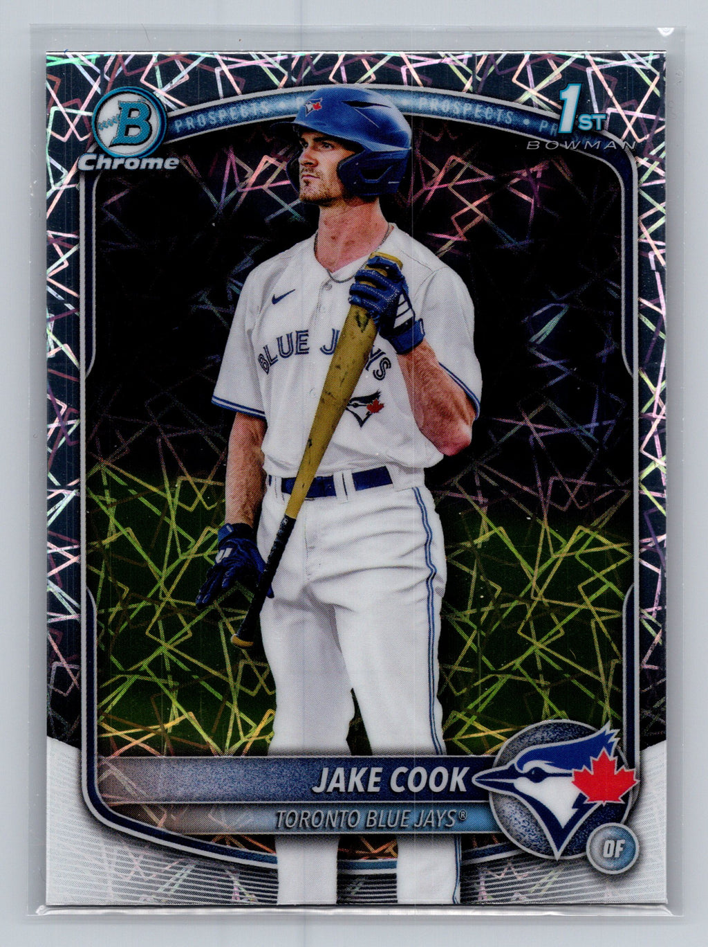 2025 Bowman Draft #BDC-97 Jake Cook Chrome Laser Refractor