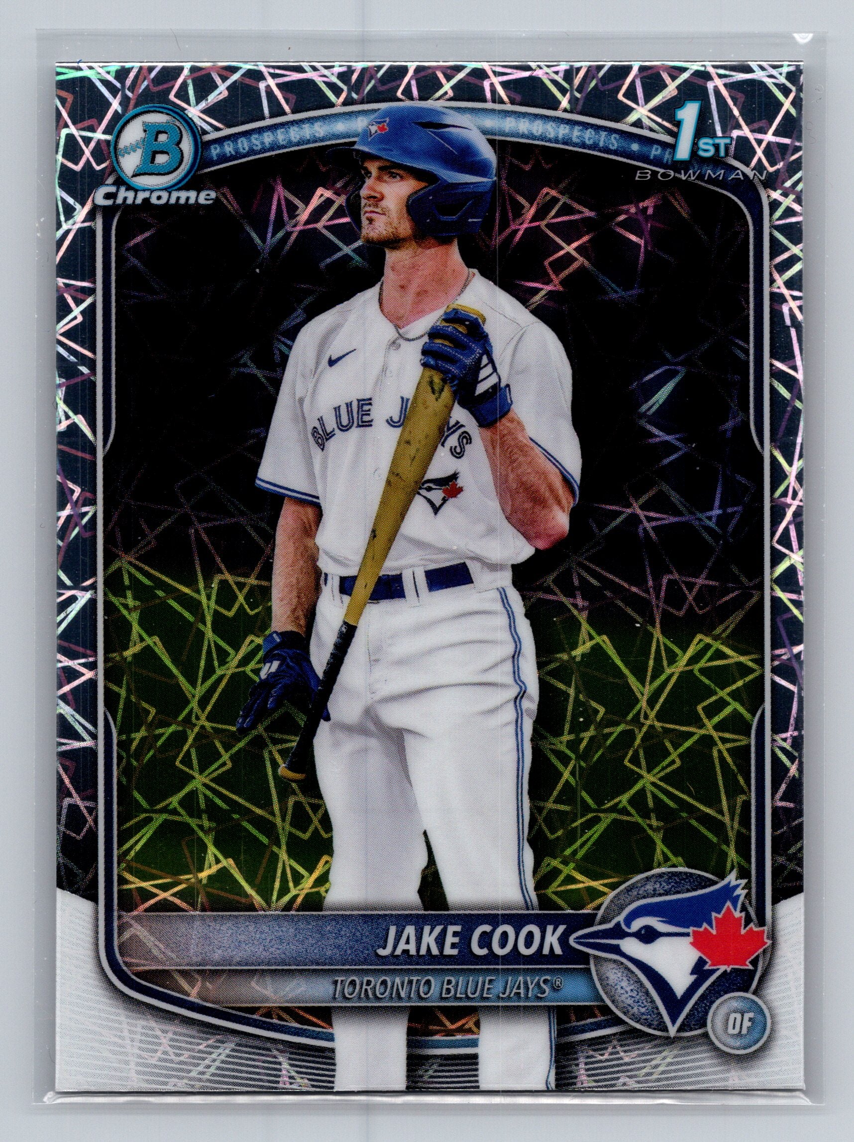 2025 Bowman Draft #BDC-97 Jake Cook Chrome Laser Refractor