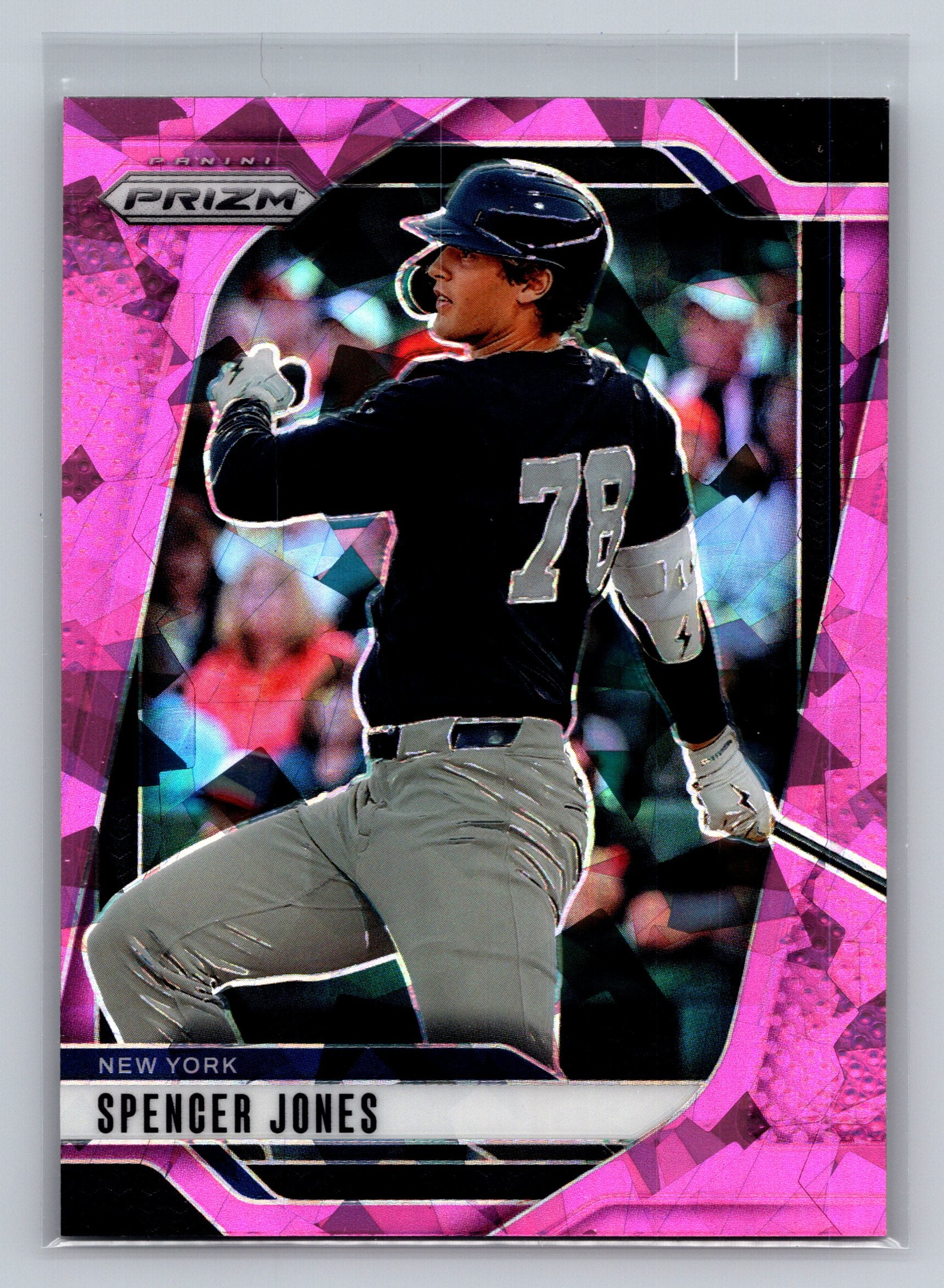 2025 Panini Prizm #96 Spencer Jones Pink Ice Prizms
