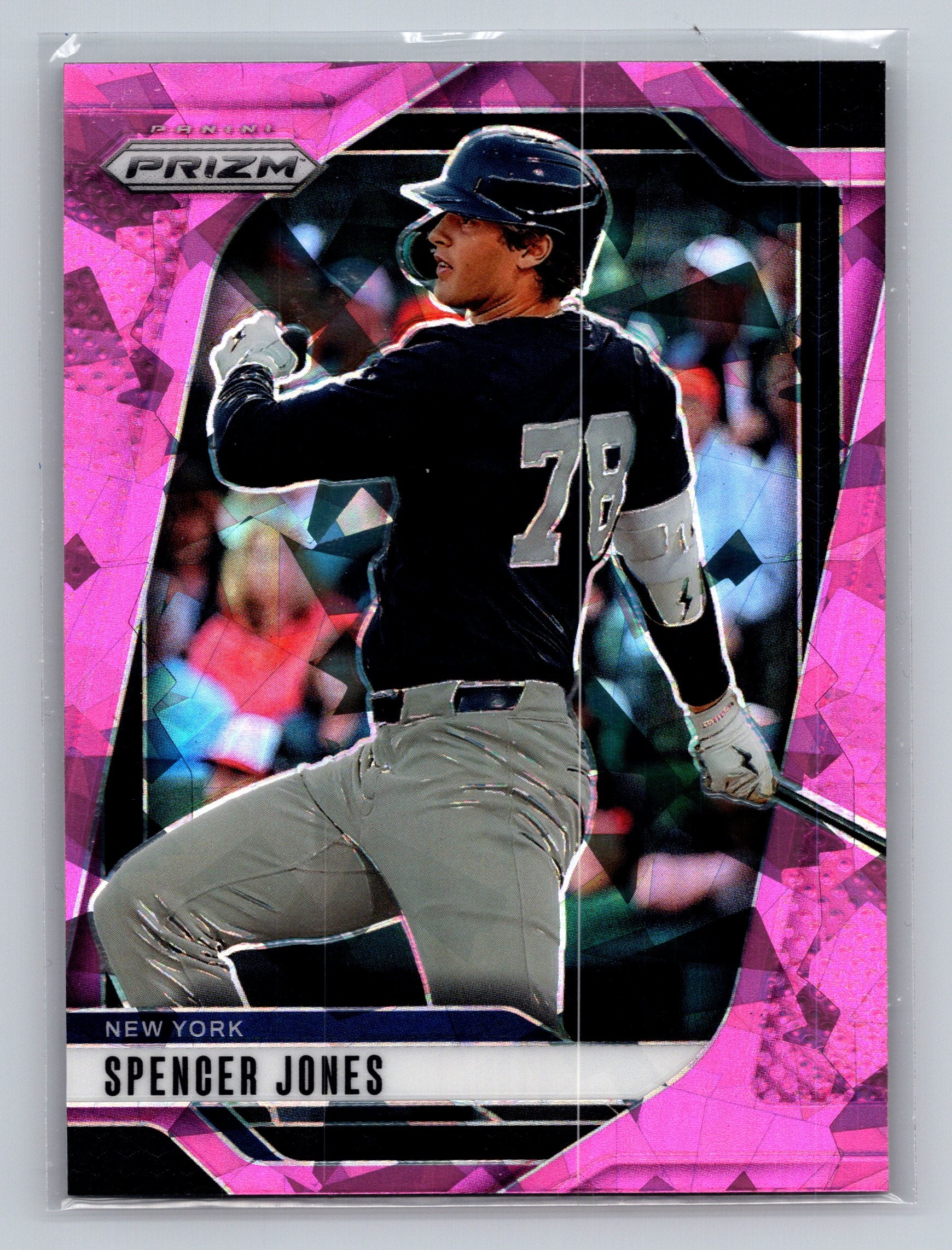 2025 Panini Prizm #96 Spencer Jones Pink Ice Prizms