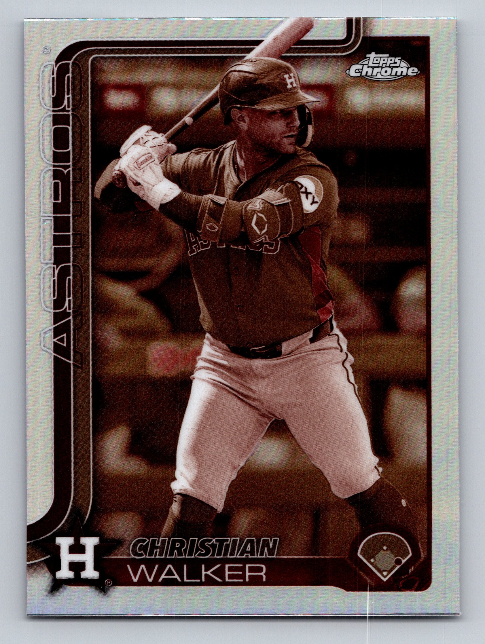 2025 Topps Chrome #279 Christian Walker Sepia Refractors
