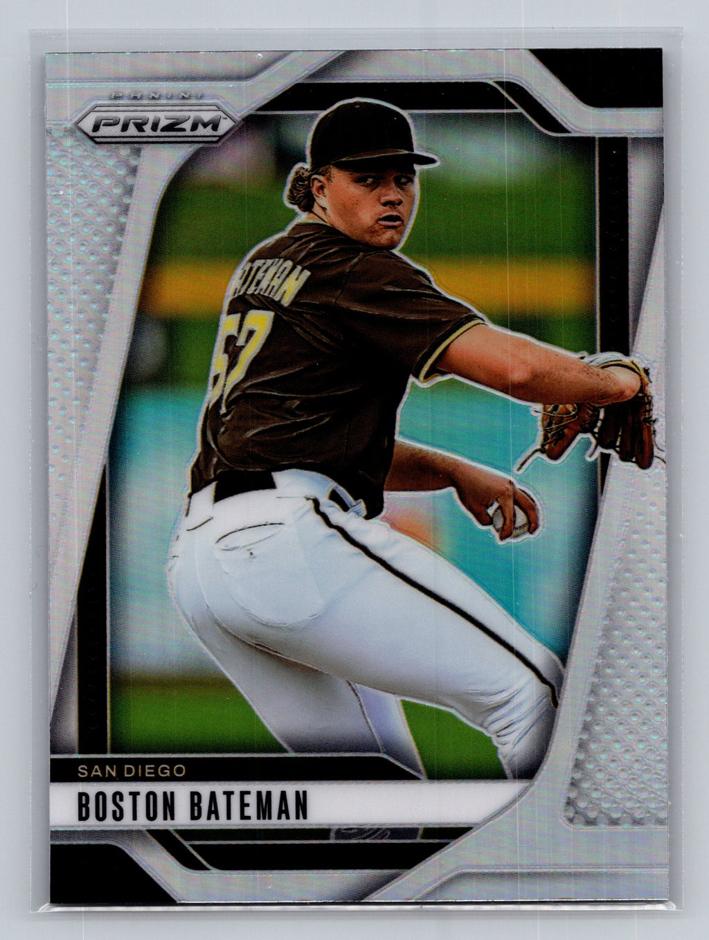 2025 Panini Prizm #76 Boston Bateman Silver Prizms