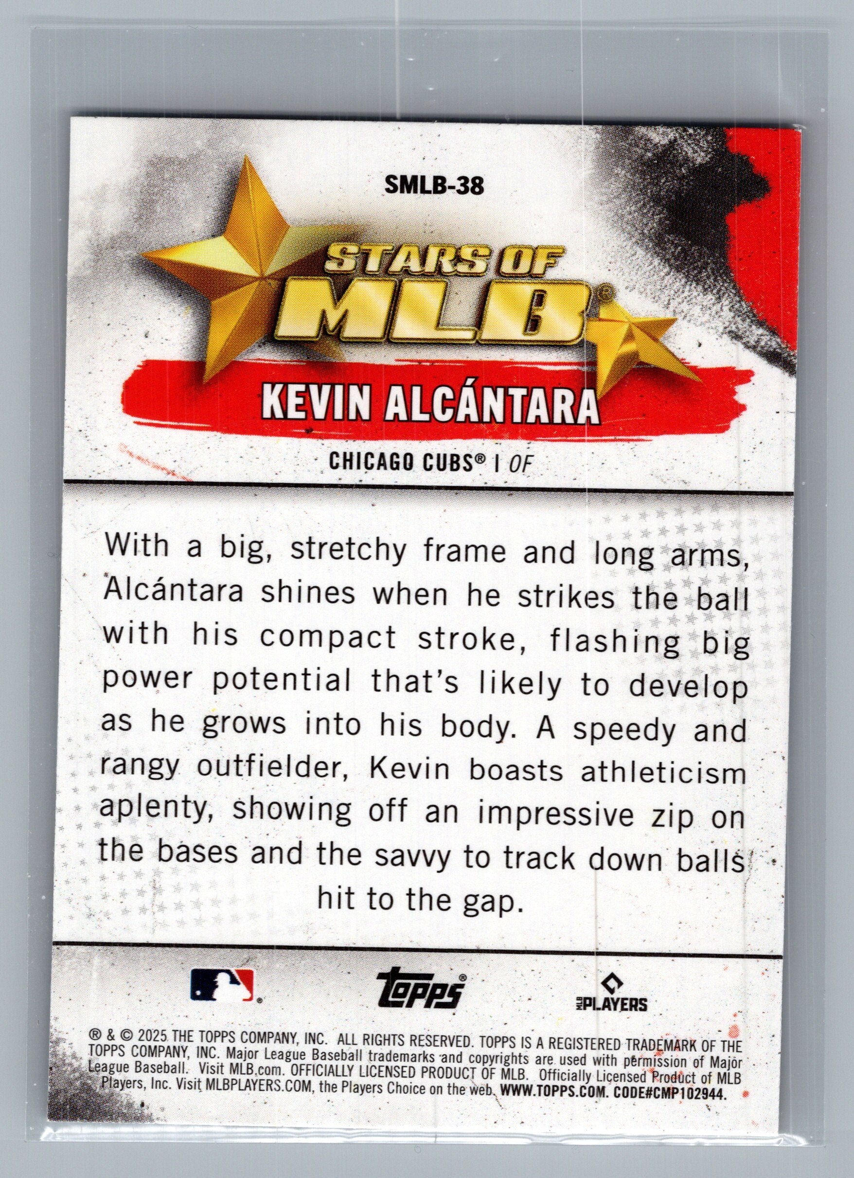 2025 Topps #SMLB-38 Kevin Alcántara Stars of MLB