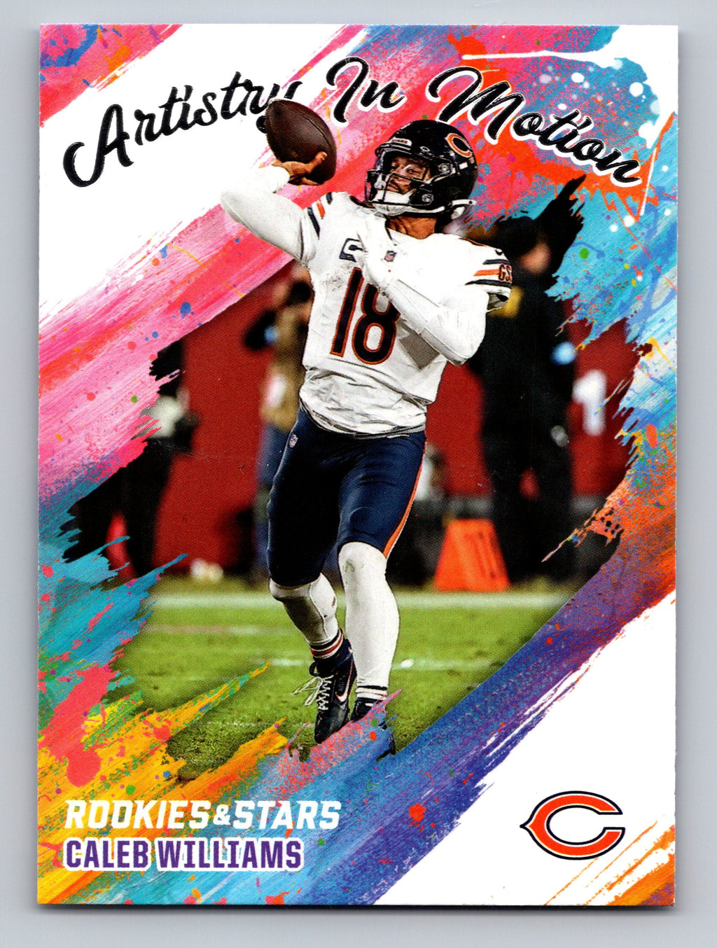 2025 Panini Rookies & Stars #5 Caleb Williams Artistry in Motion