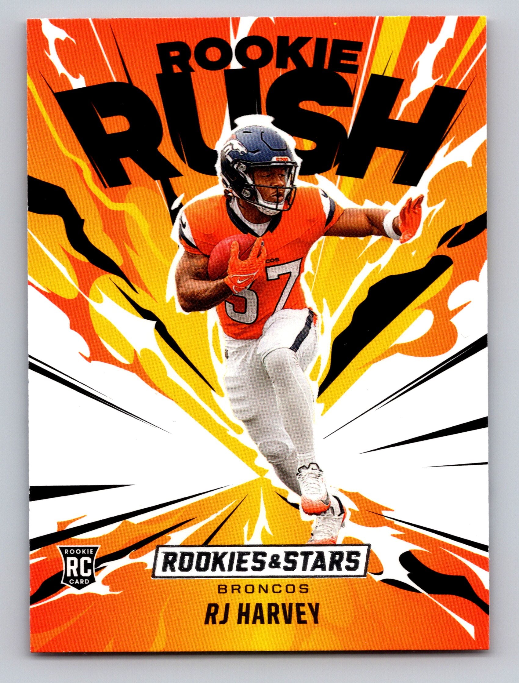 2025 Panini Rookies & Stars #15 RJ Harvey Rookie Rush
