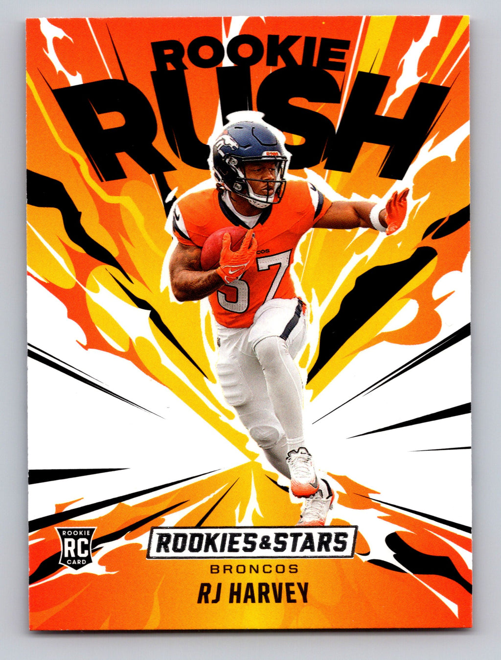 2025 Panini Rookies & Stars #15 RJ Harvey Rookie Rush