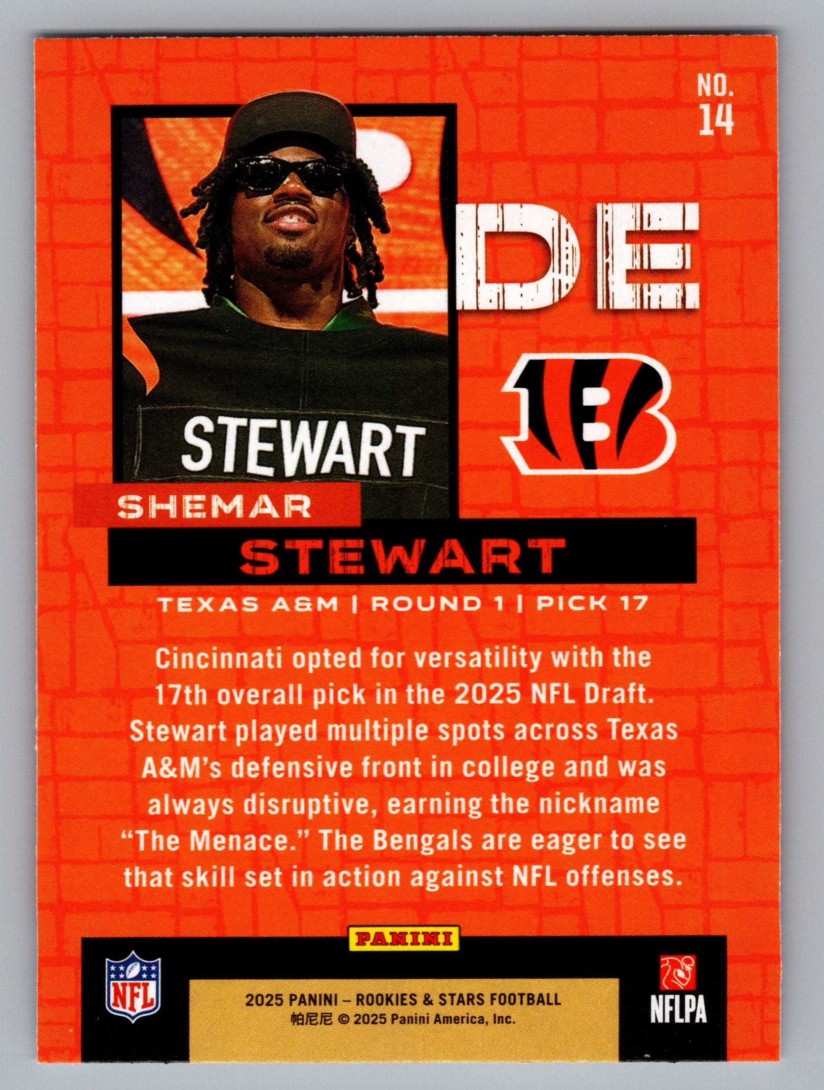 2025 Panini Rookies & Stars #14 Shemar Stewart Draft Class