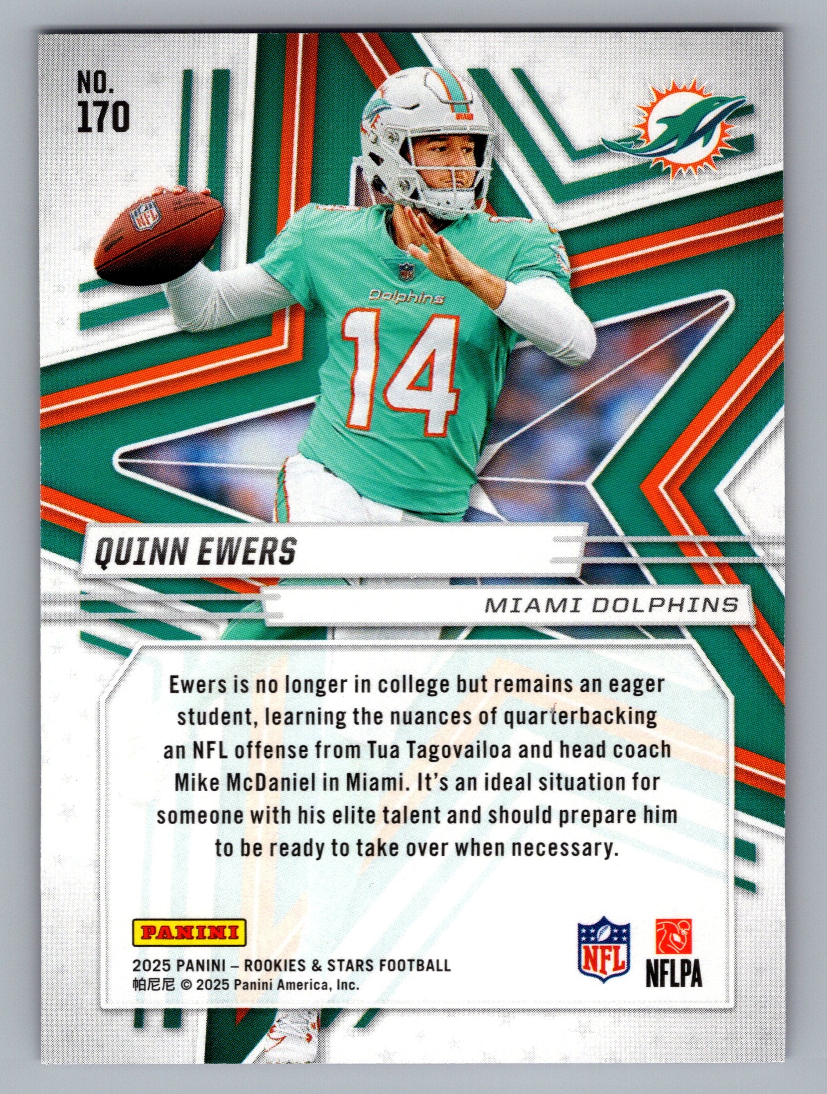 2025 Panini Rookies & Stars #170 Quinn Ewers Purple #/999
