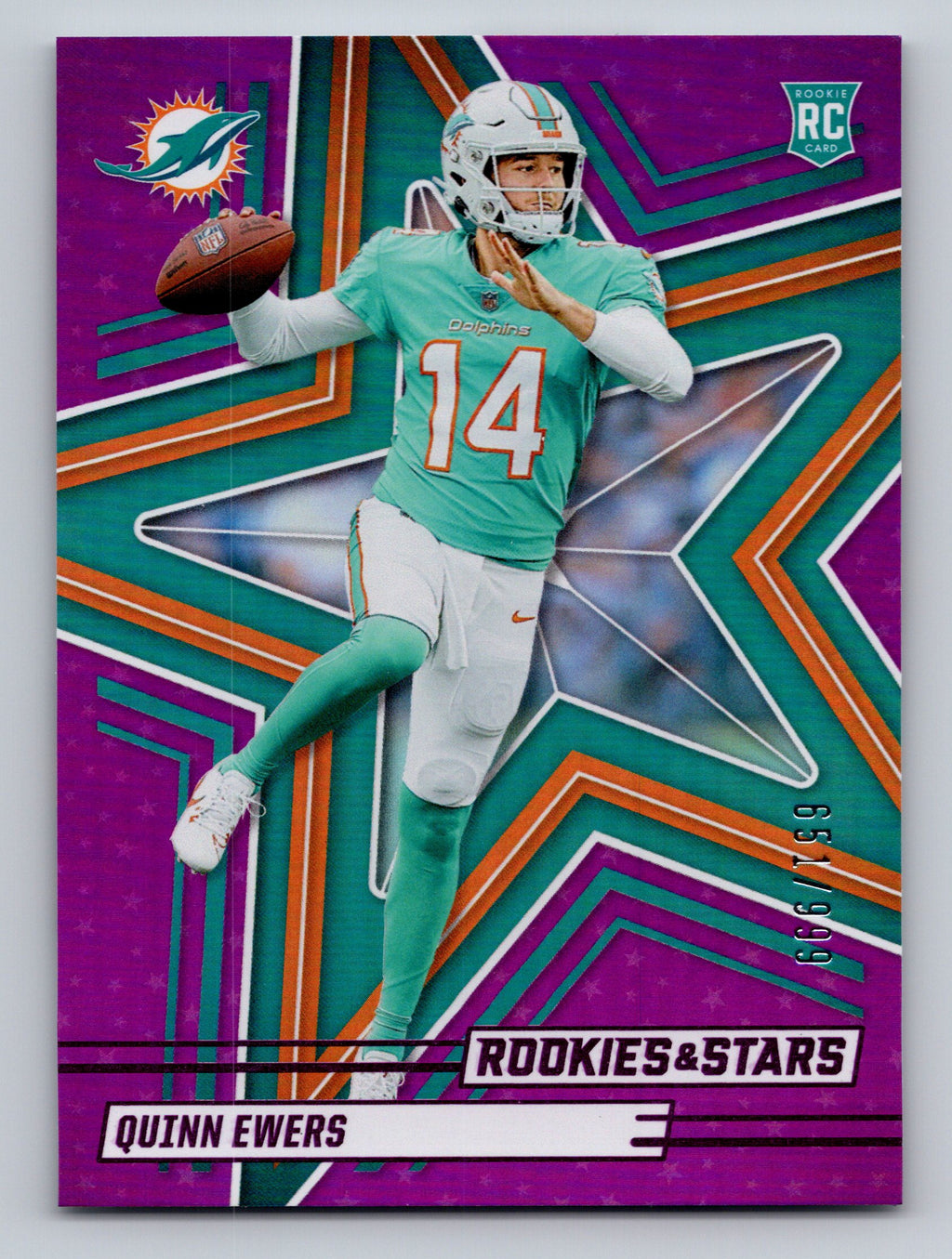 2025 Panini Rookies & Stars #170 Quinn Ewers Purple #/999