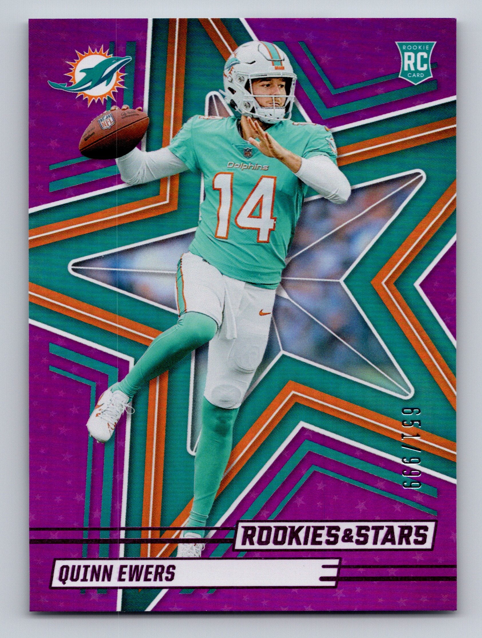 2025 Panini Rookies & Stars #170 Quinn Ewers Purple #/999