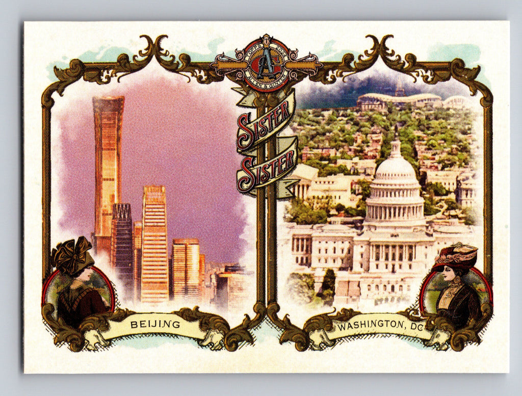 2024 Topps Allen & Ginter #SS-2 Beijing / Washington Sister Sister