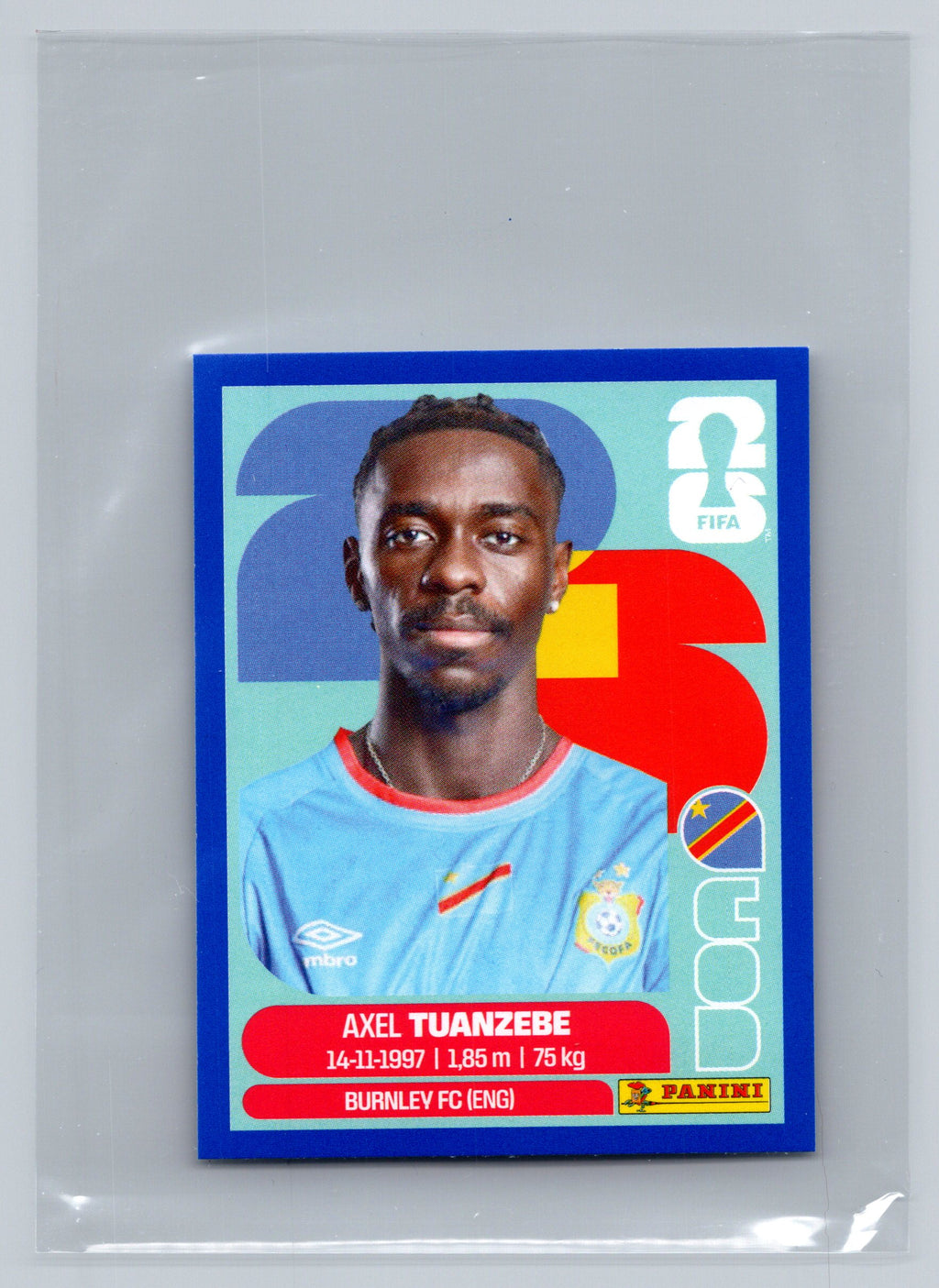 2026 Panini FIFA World Cup Stickers #COD4 Axel Tuanzebe
