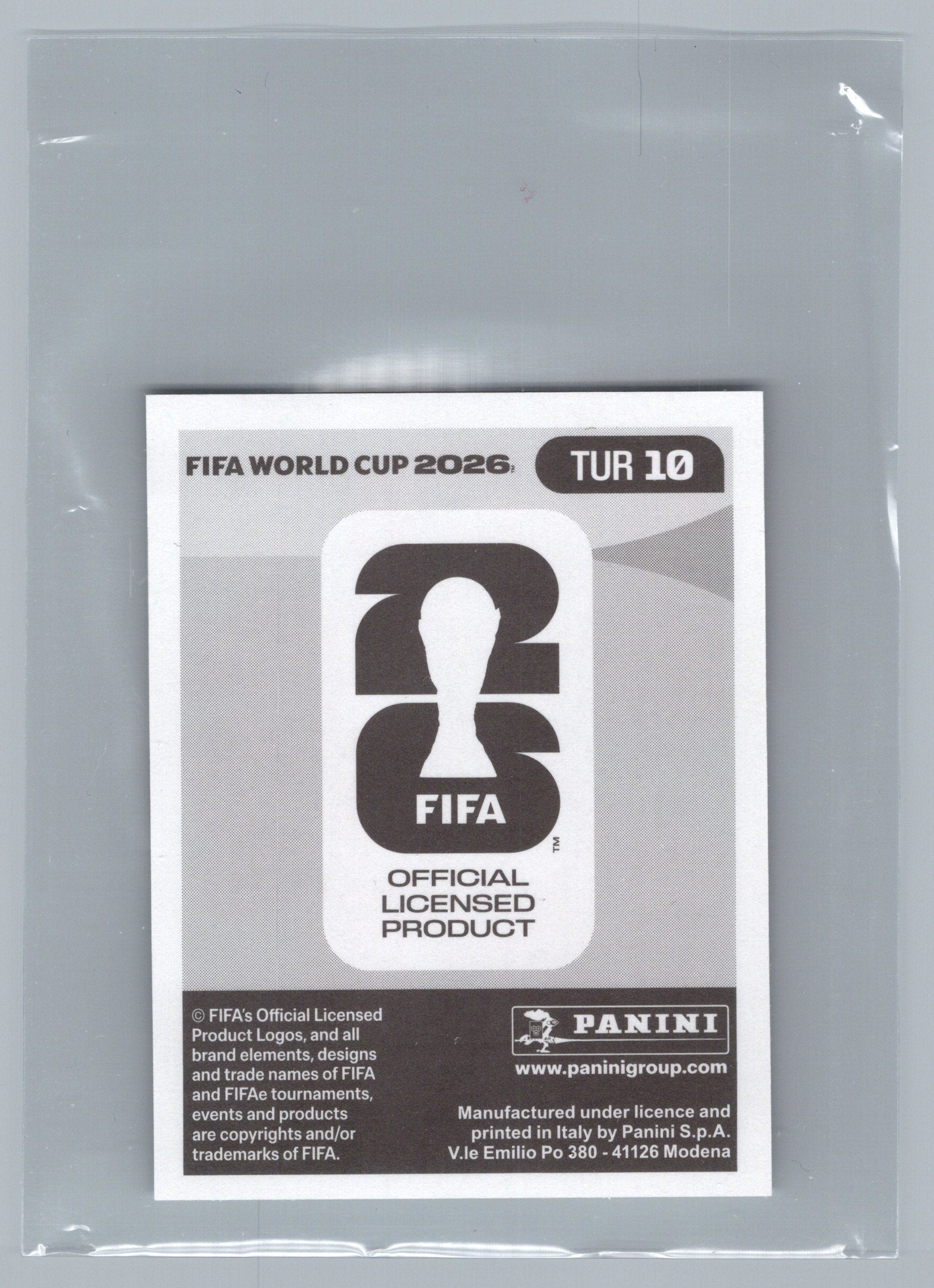 2026 Panini FIFA World Cup Stickers ("Printed in Italy" Back)* #TUR9 Kaan Ayhan