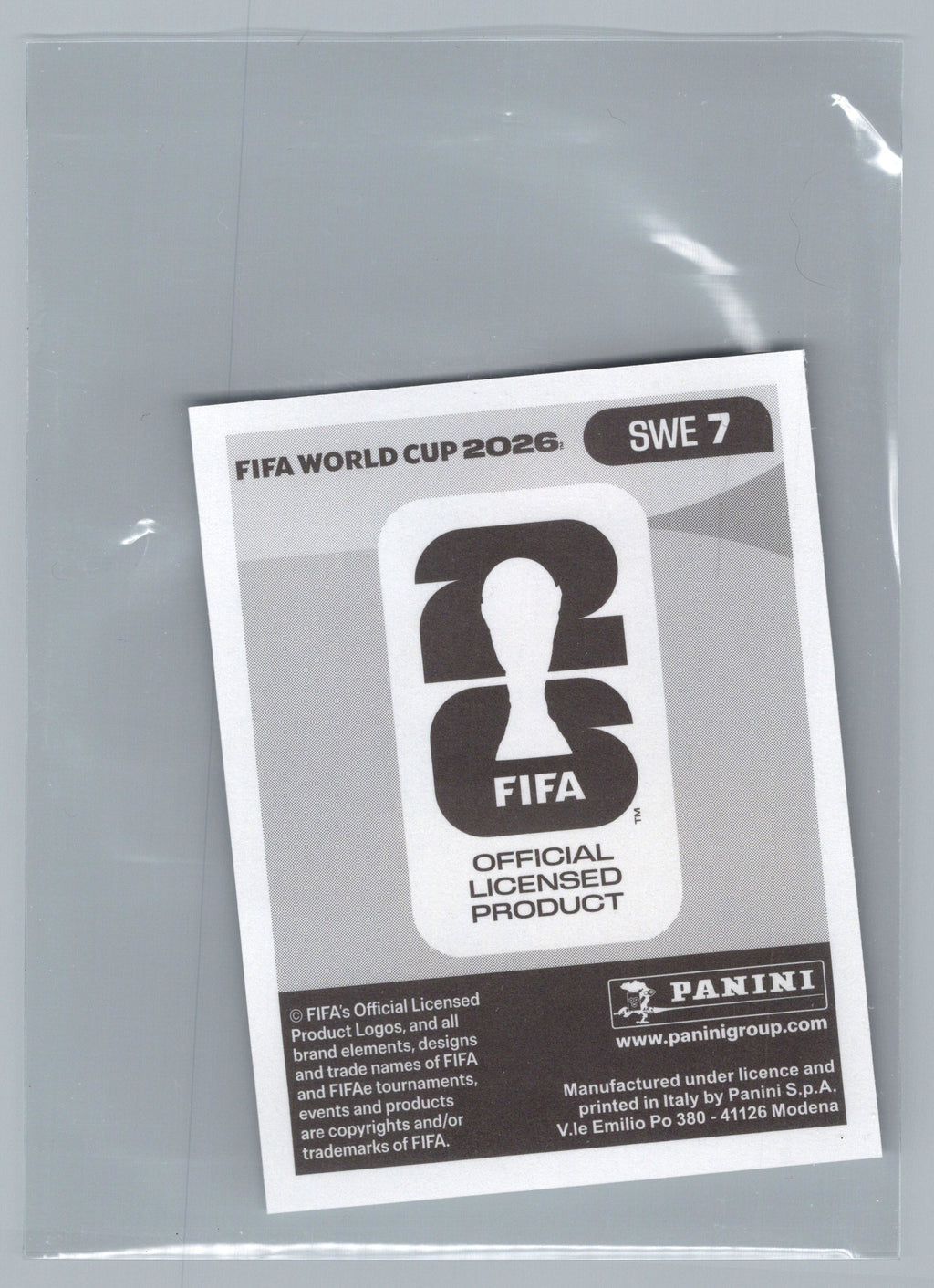 2026 Panini FIFA World Cup Stickers ("Printed in Italy" Back)* #SWE5 Emil Holm
