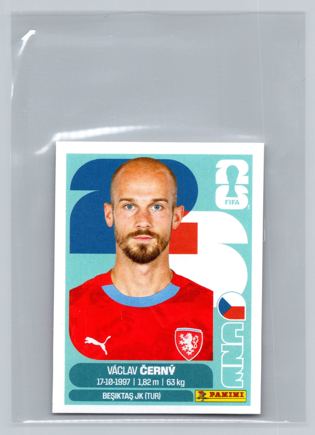 2026 Panini FIFA World Cup Stickers #CZE18 Vaclav Cerny
