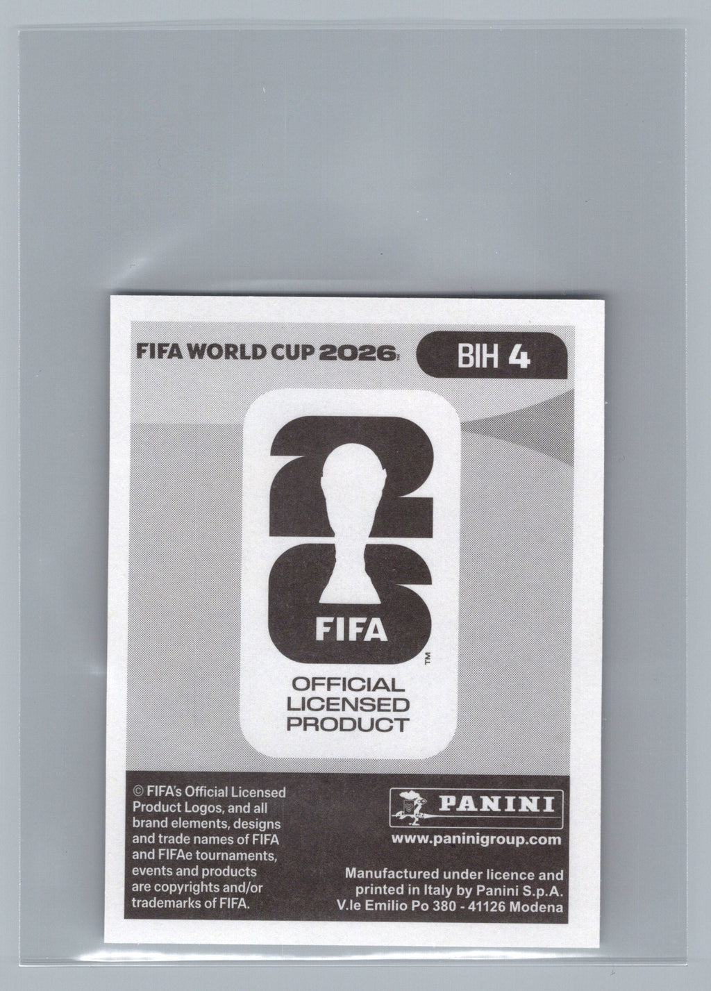 2026 Panini FIFA World Cup Stickers #BIH12 Ivan Bašić