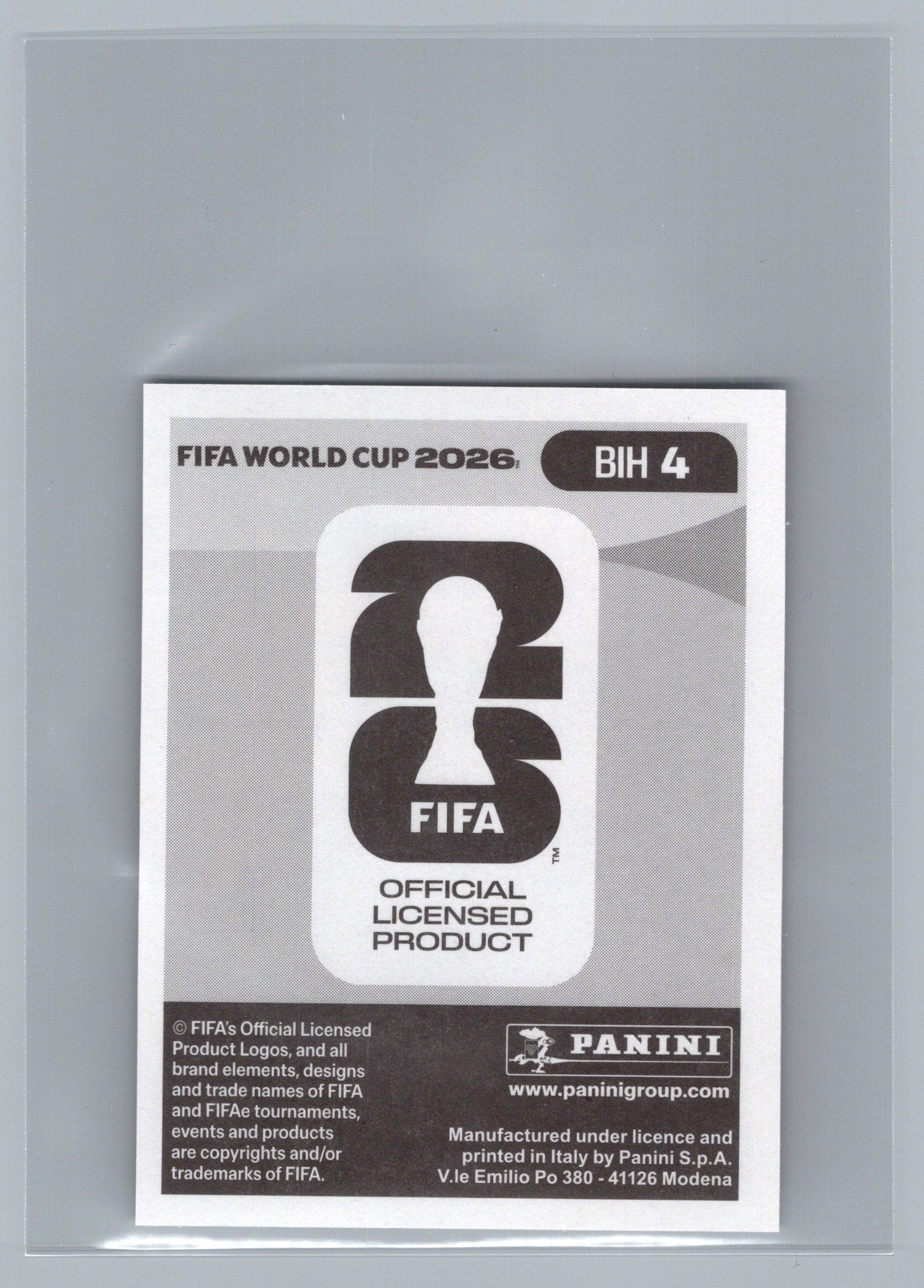 2026 Panini FIFA World Cup Stickers #BIH12 Ivan Bašić