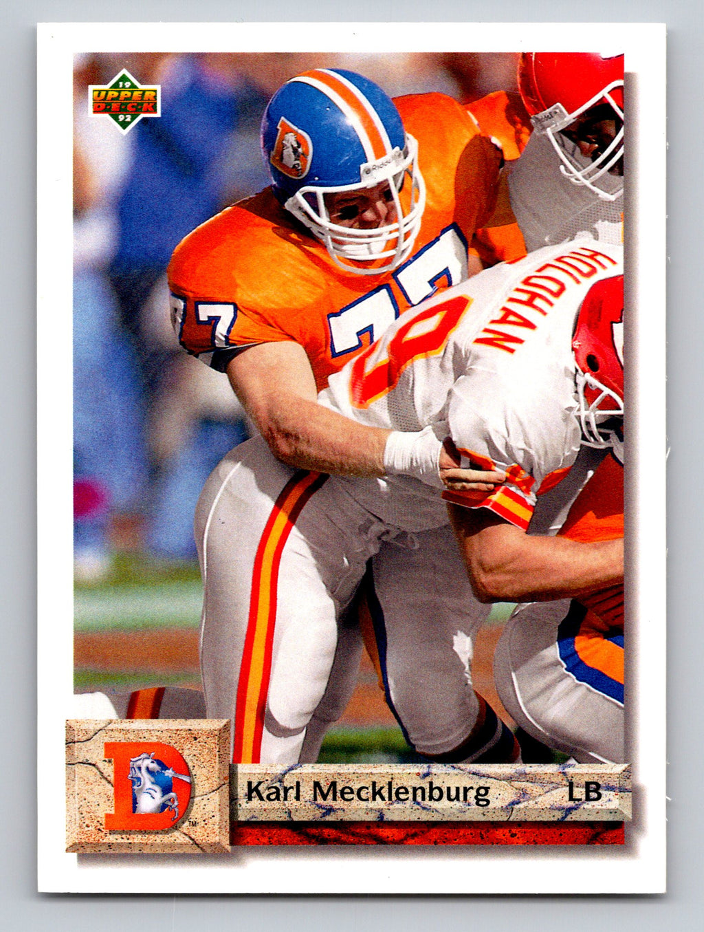 1992 Upper Deck #392 Karl Mecklenburg